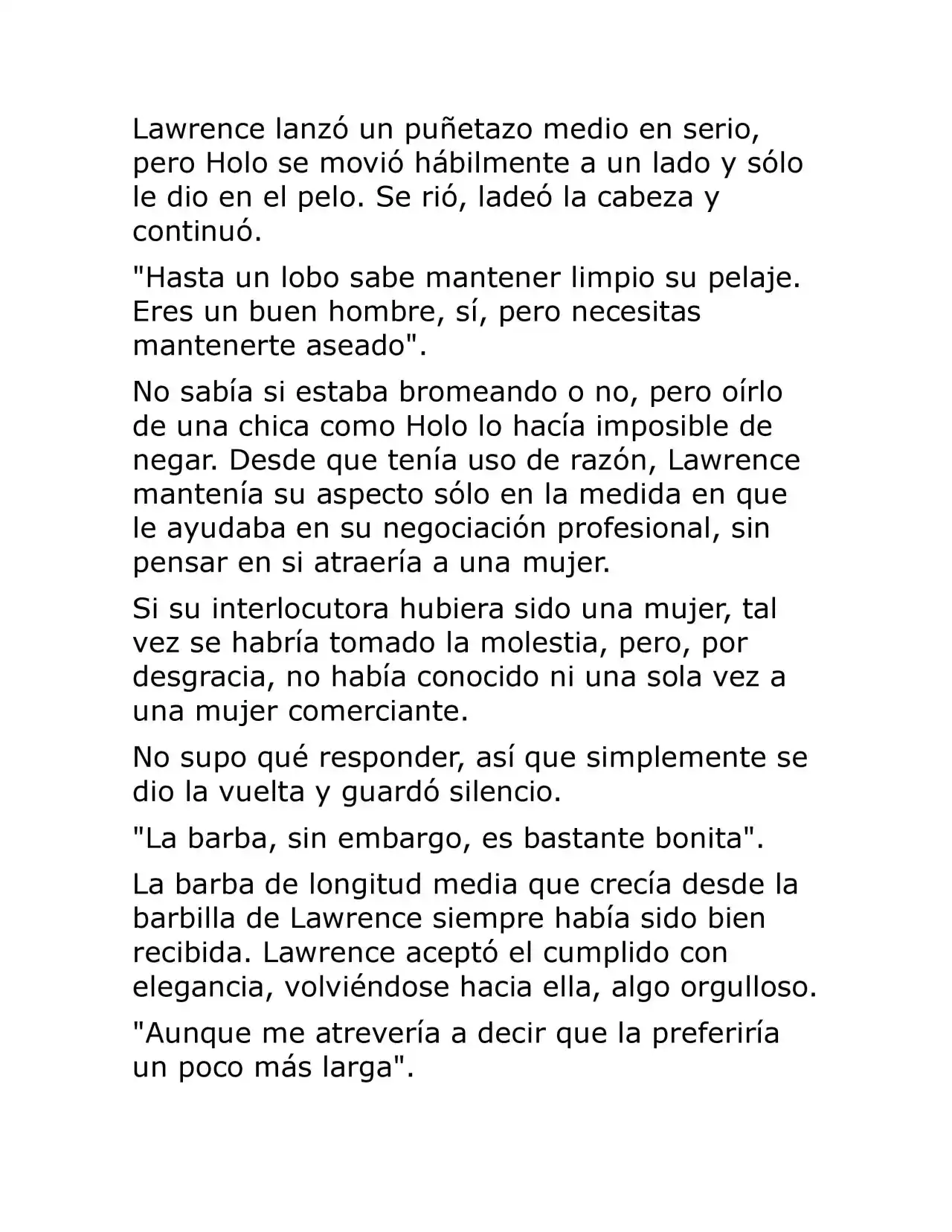 Ookami To Koushinryou (Novela) - Capítulo 2 - Página 8 - LectorTMOo