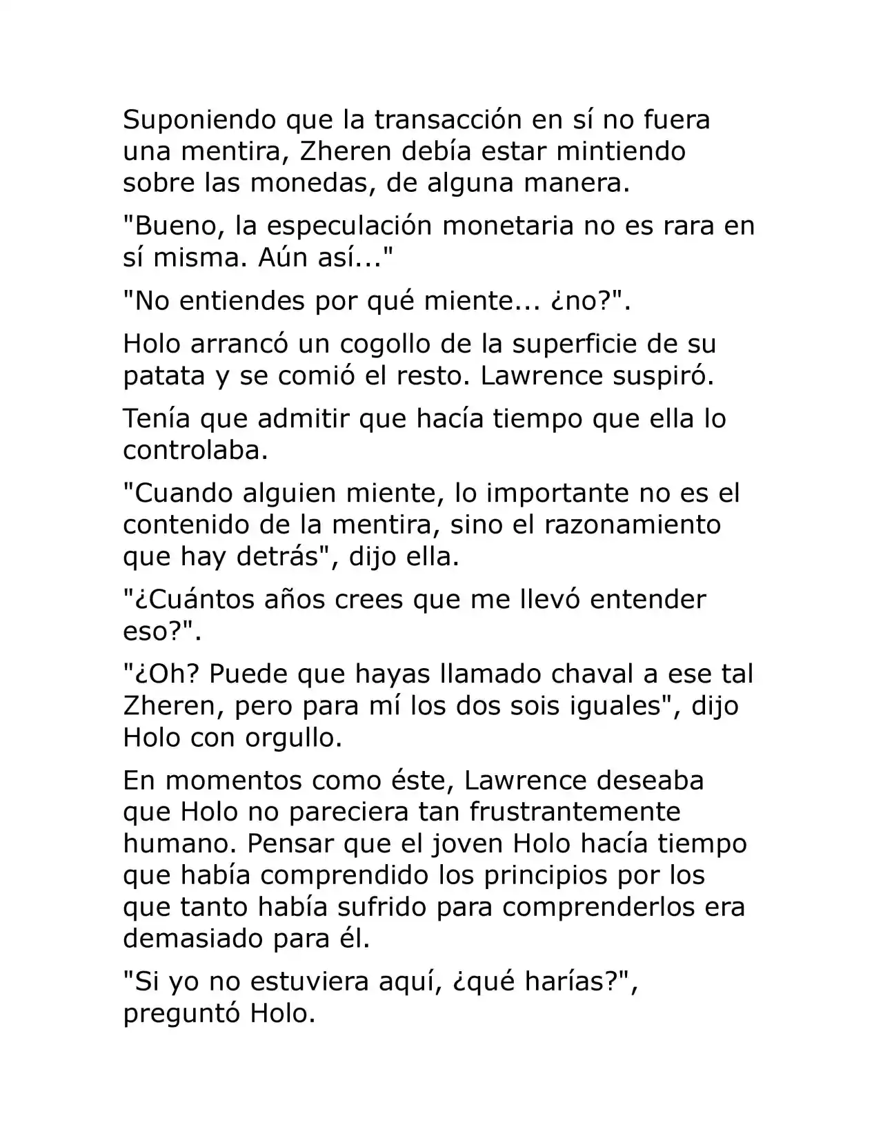 Ookami To Koushinryou (Novela) - Capítulo 2 - Página 22 - LectorTMOo
