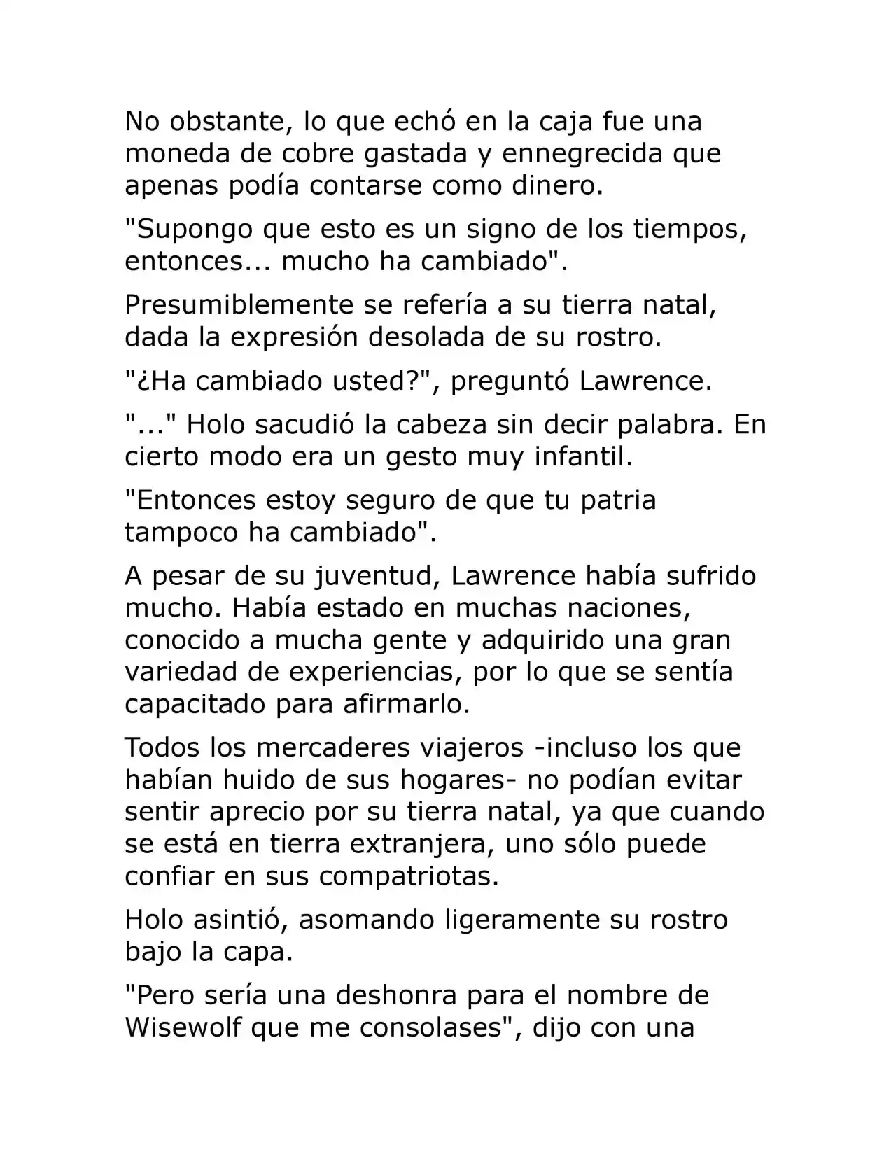 Ookami To Koushinryou (Novela) - Capítulo 2 - Página 26 - LectorTMOo