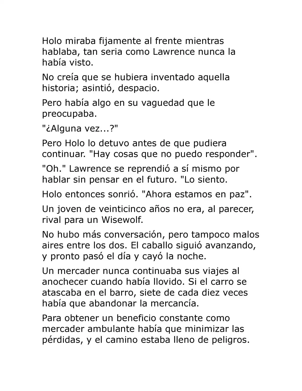 Ookami To Koushinryou (Novela) - Capítulo 2 - Página 35 - LectorTMOo