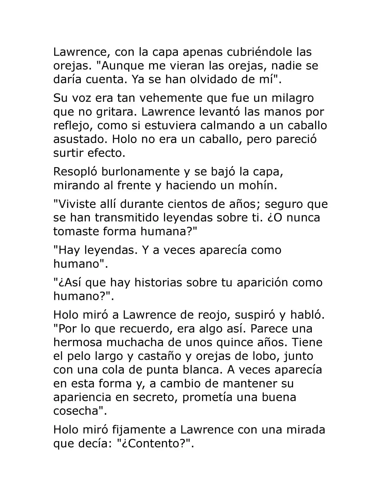 Ookami To Koushinryou (Novela) - Capítulo 3 - Página 5 - LectorTMOo
