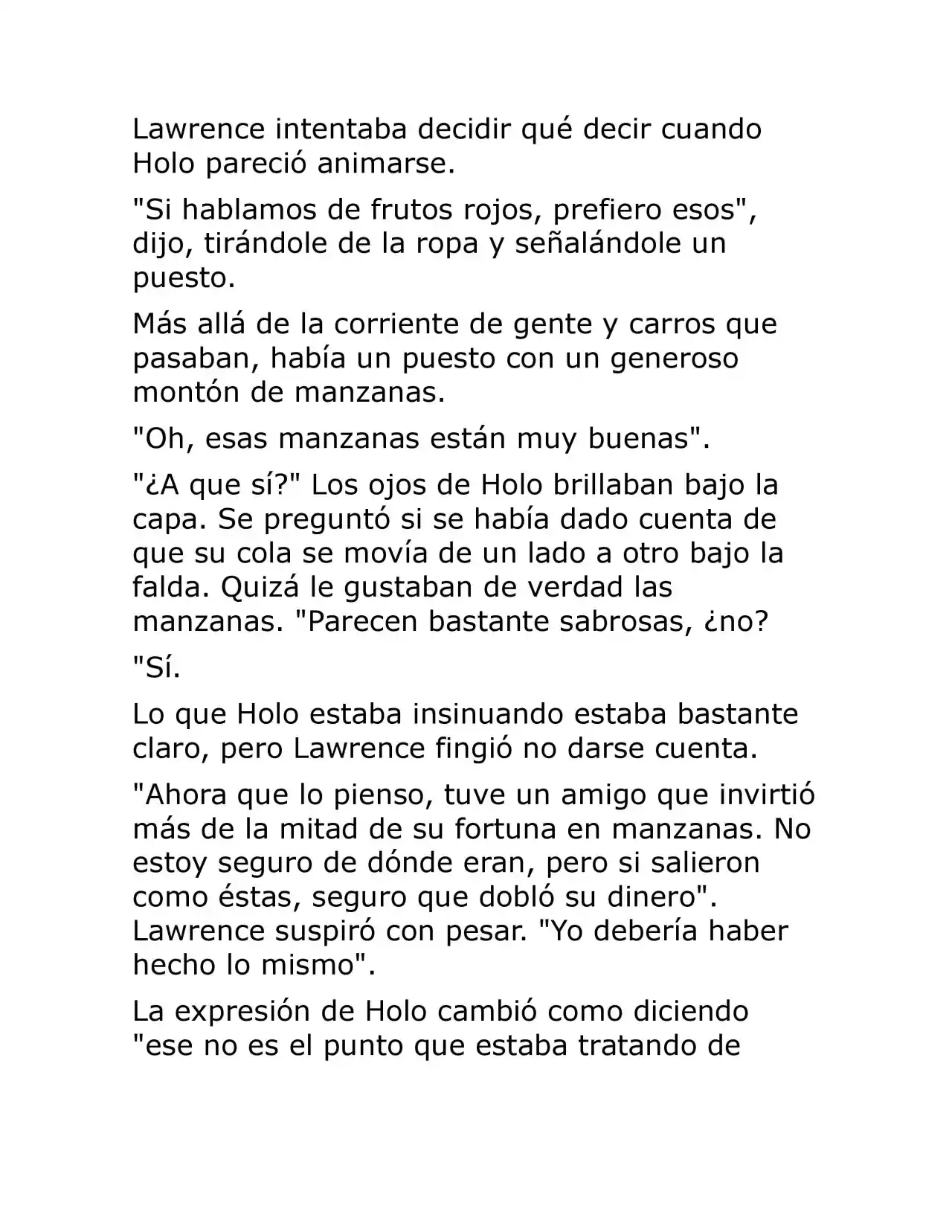Ookami To Koushinryou (Novela) - Capítulo 3 - Página 9 - LectorTMOo