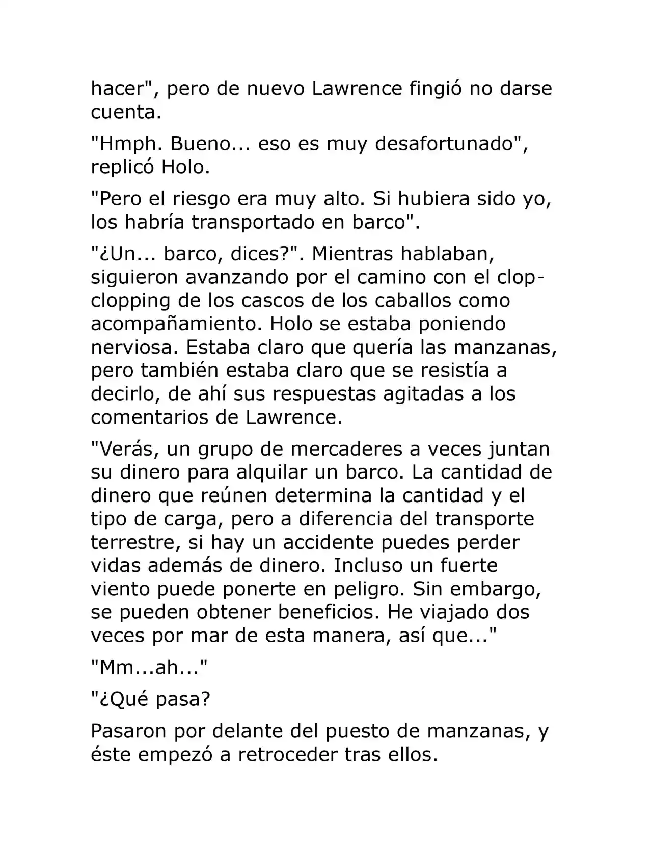 Ookami To Koushinryou (Novela) - Capítulo 3 - Página 10 - LectorTMOo