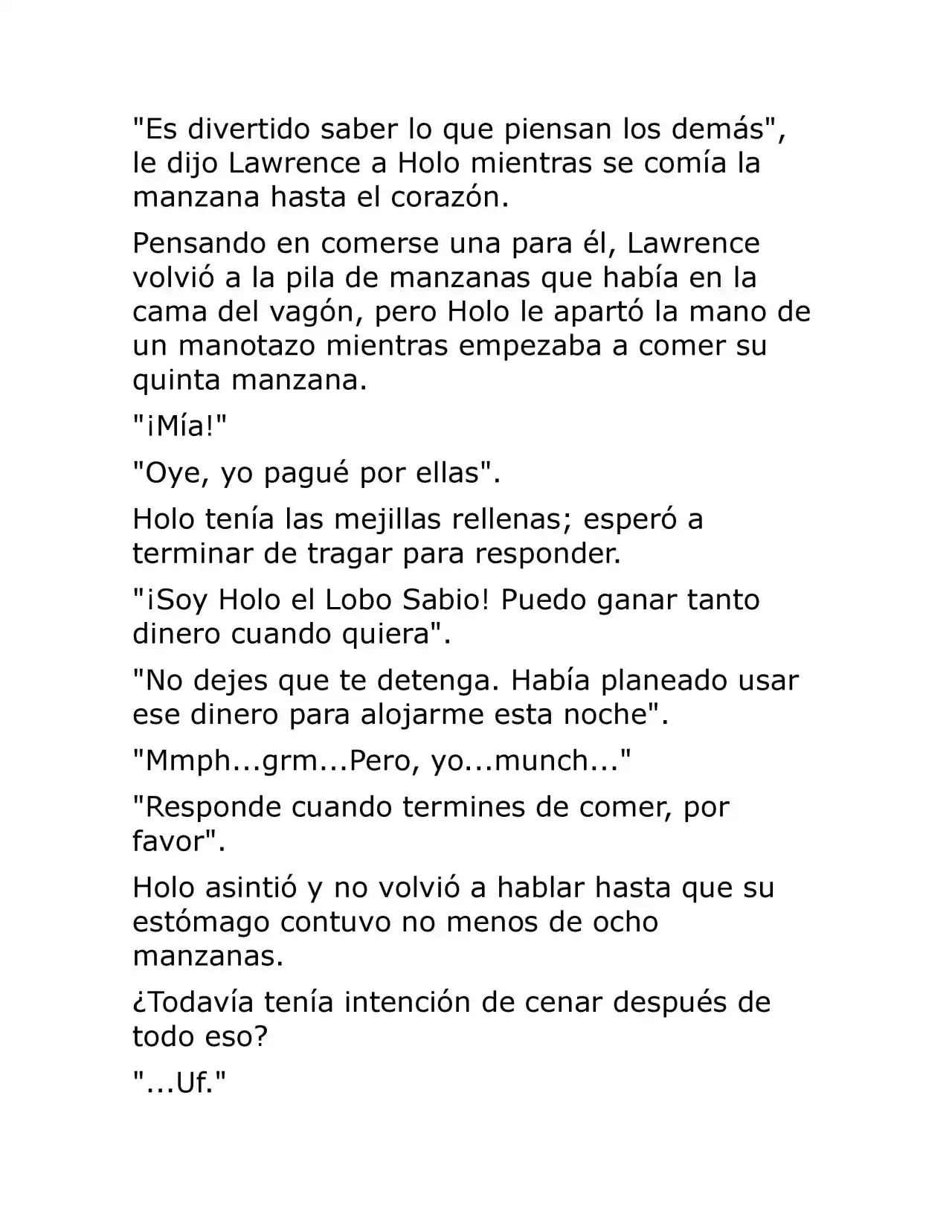 Ookami To Koushinryou (Novela) - Capítulo 3 - Página 12 - LectorTMOo