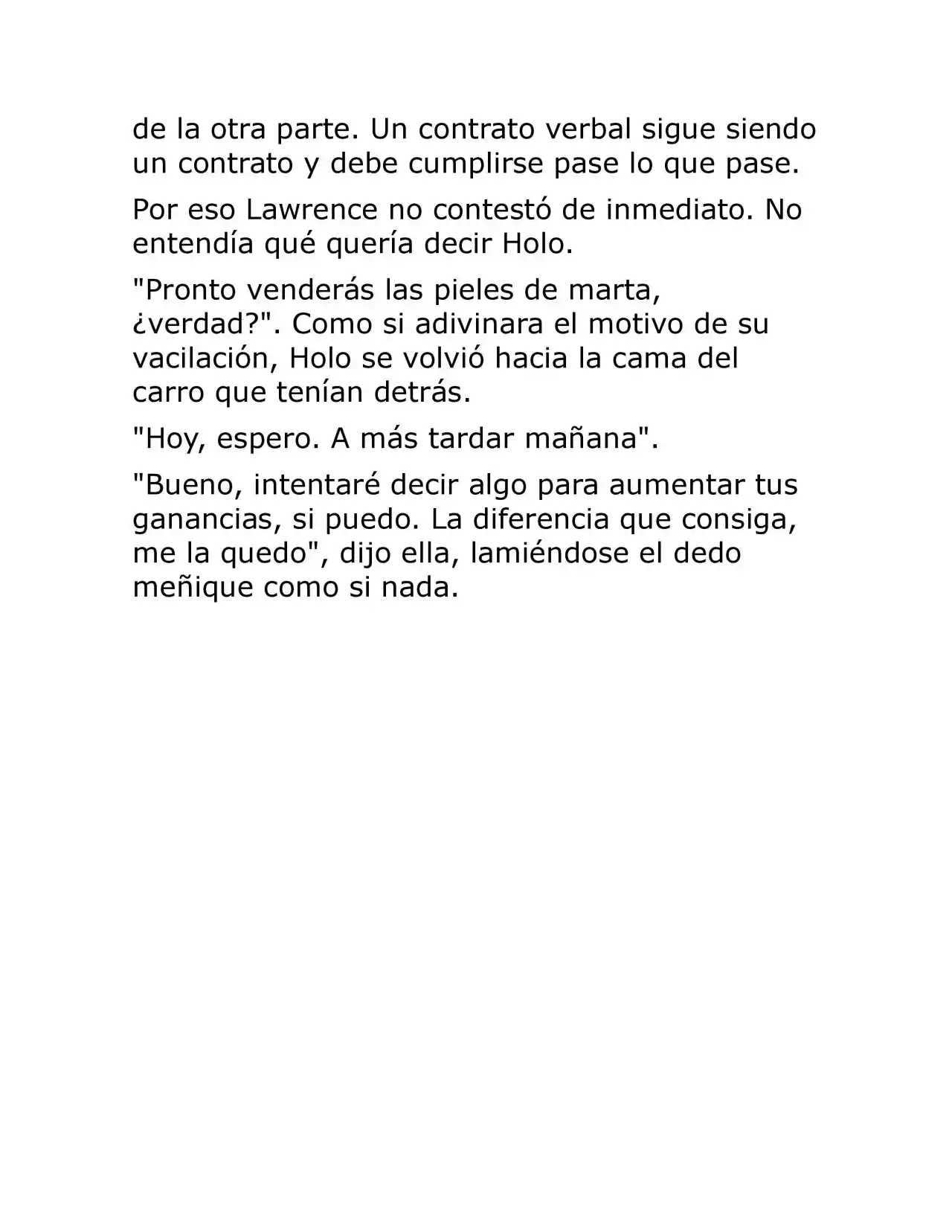 Ookami To Koushinryou (Novela) - Capítulo 3 - Página 14 - LectorTMOo