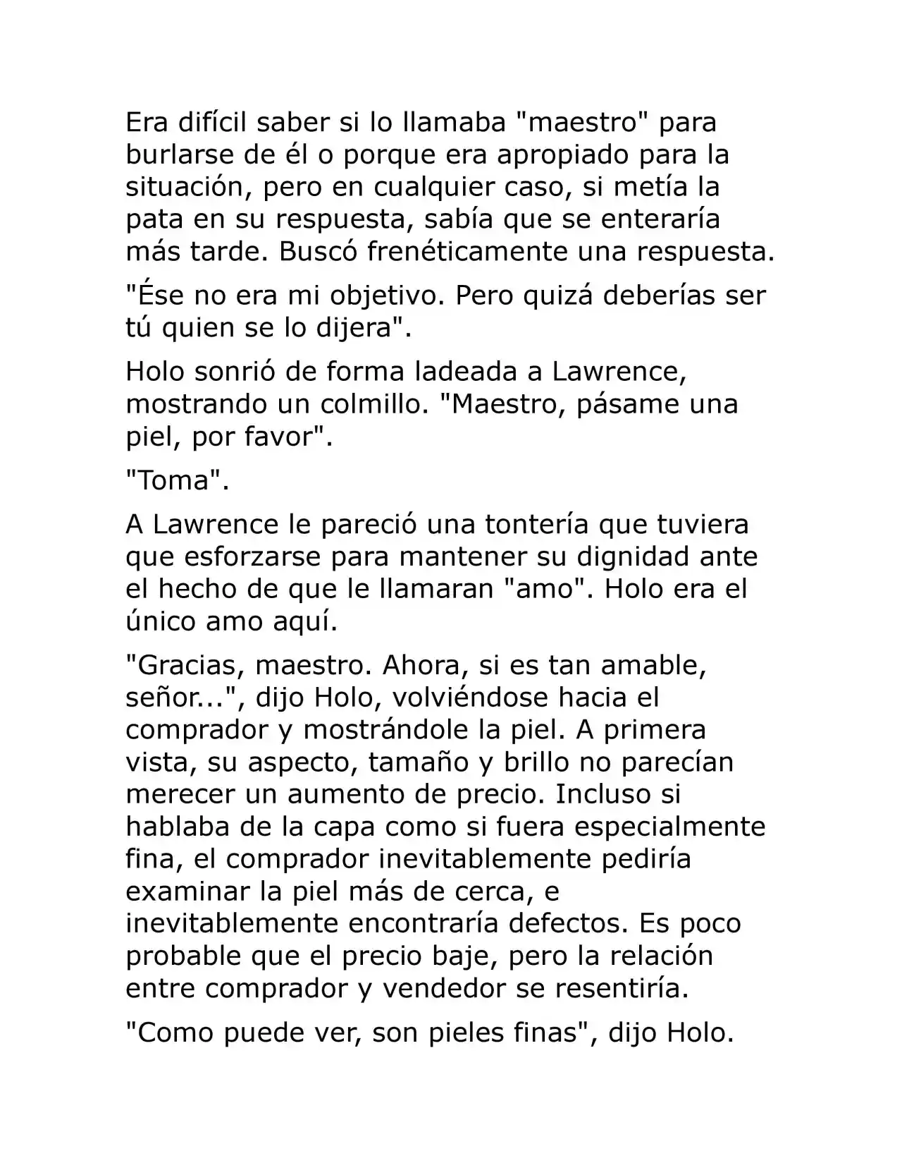 Ookami To Koushinryou (Novela) - Capítulo 3 - Página 26 - LectorTMOo
