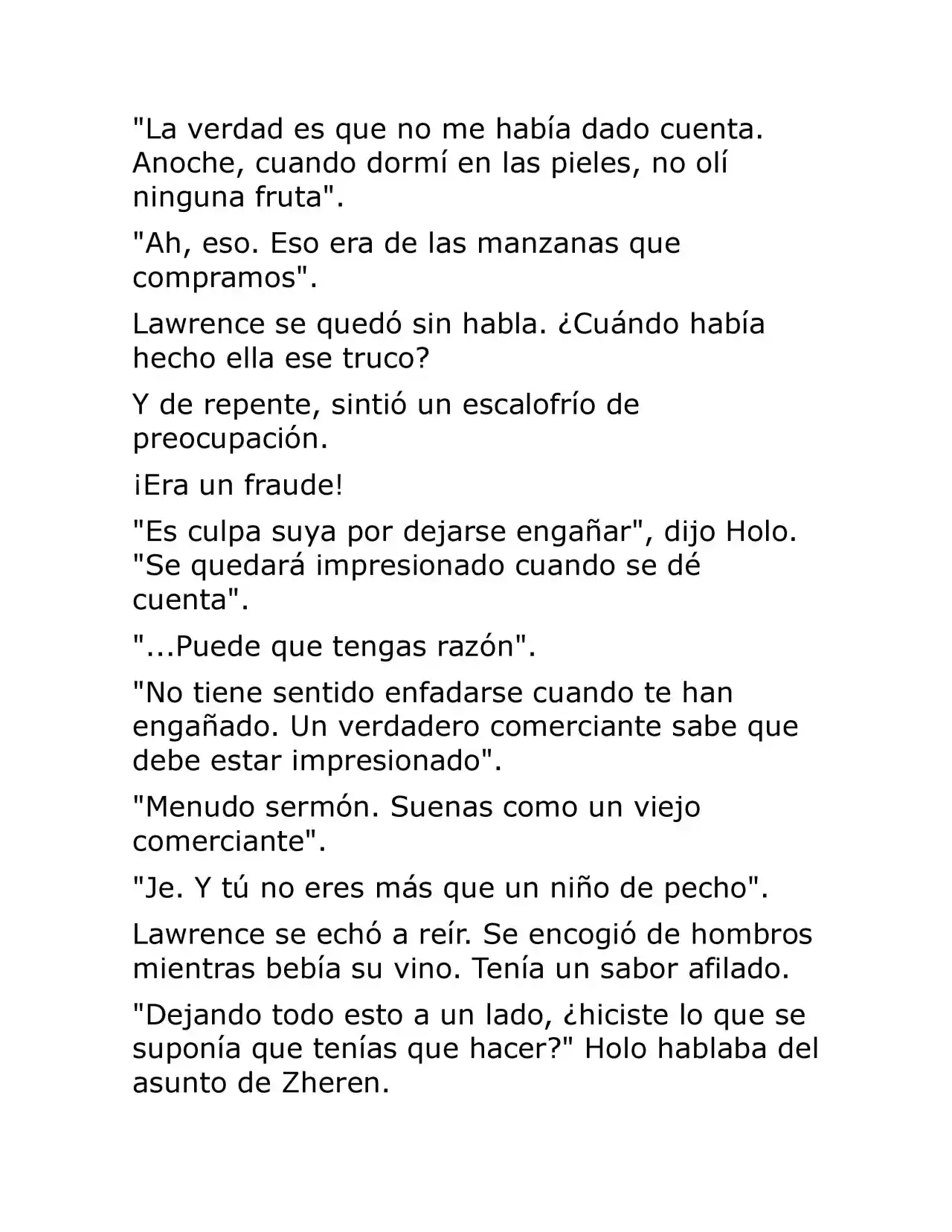 Ookami To Koushinryou (Novela) - Capítulo 3 - Página 32 - LectorTMOo