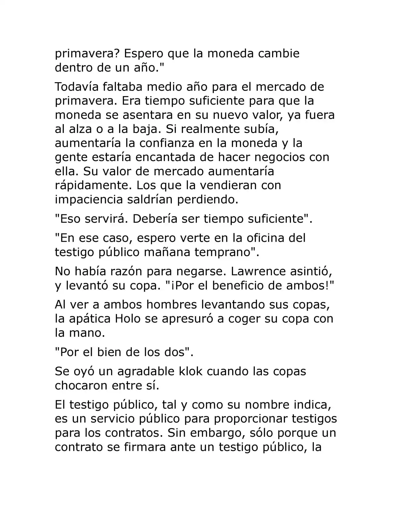 Ookami To Koushinryou (Novela) - Capítulo 3 - Página 42 - LectorTMOo
