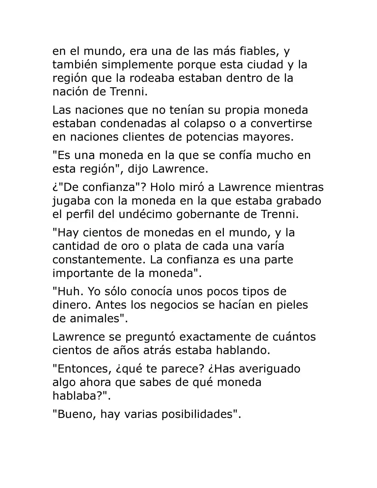 Ookami To Koushinryou (Novela) - Capítulo 3 - Página 44 - LectorTMOo