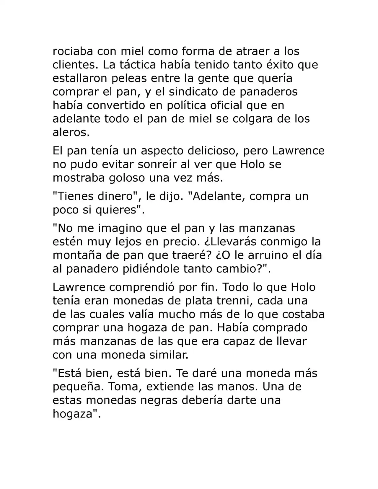 Ookami To Koushinryou (Novela) - Capítulo 3 - Página 46 - LectorTMOo