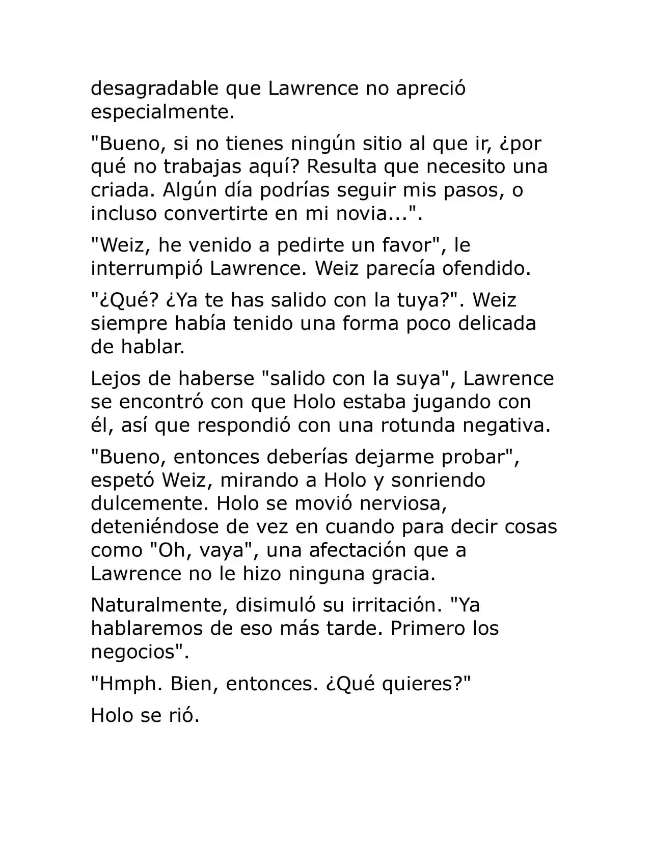 Ookami To Koushinryou (Novela) - Capítulo 3 - Página 57 - LectorTMOo