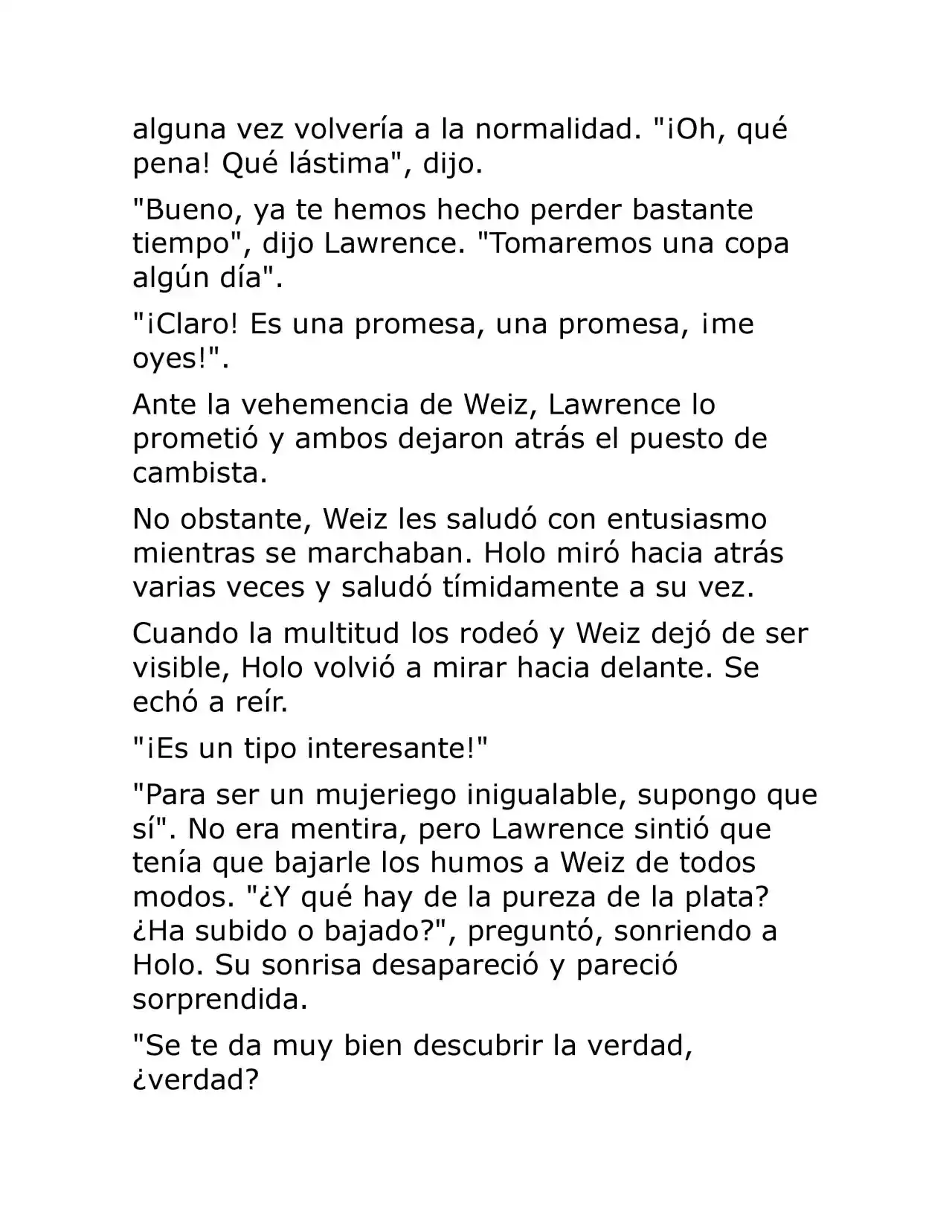 Ookami To Koushinryou (Novela) - Capítulo 3 - Página 63 - LectorTMOo