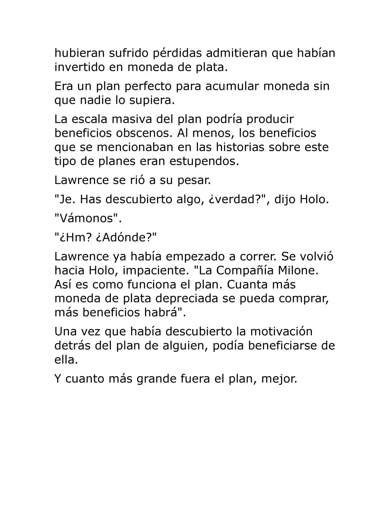 Ookami To Koushinryou (Novela) - Capítulo 3 - Página 74 - LectorTMOo