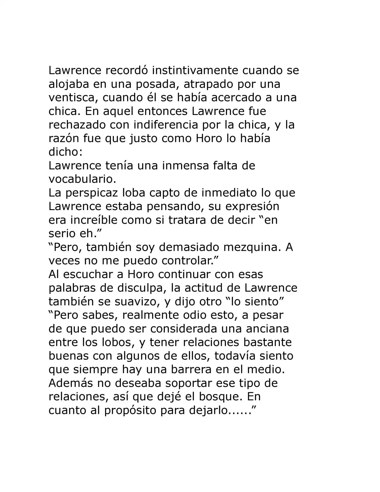 Ookami To Koushinryou (Novela) - Capítulo 4 - Página 11 - LectorTMOo