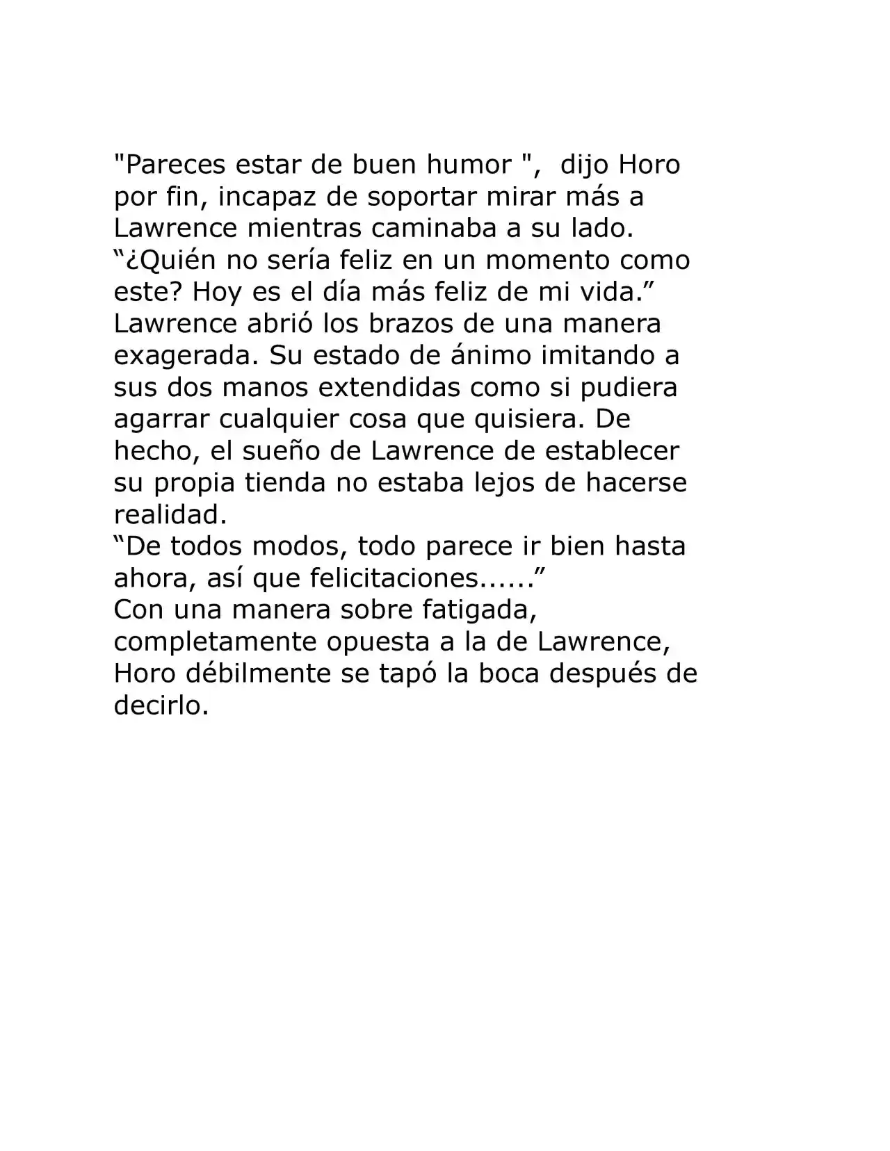 Ookami To Koushinryou (Novela) - Capítulo 4 - Página 22 - LectorTMOo