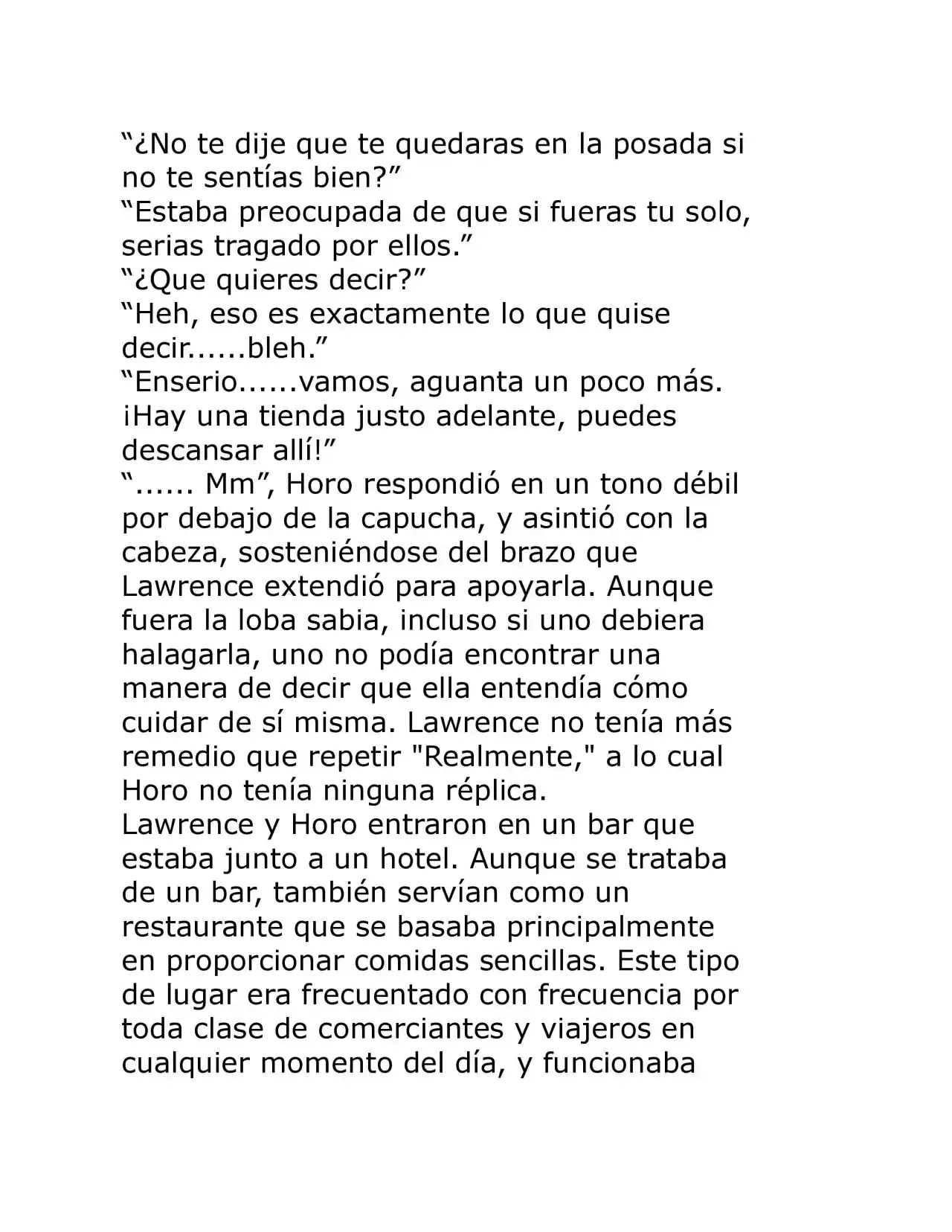 Ookami To Koushinryou (Novela) - Capítulo 4 - Página 23 - LectorTMOo