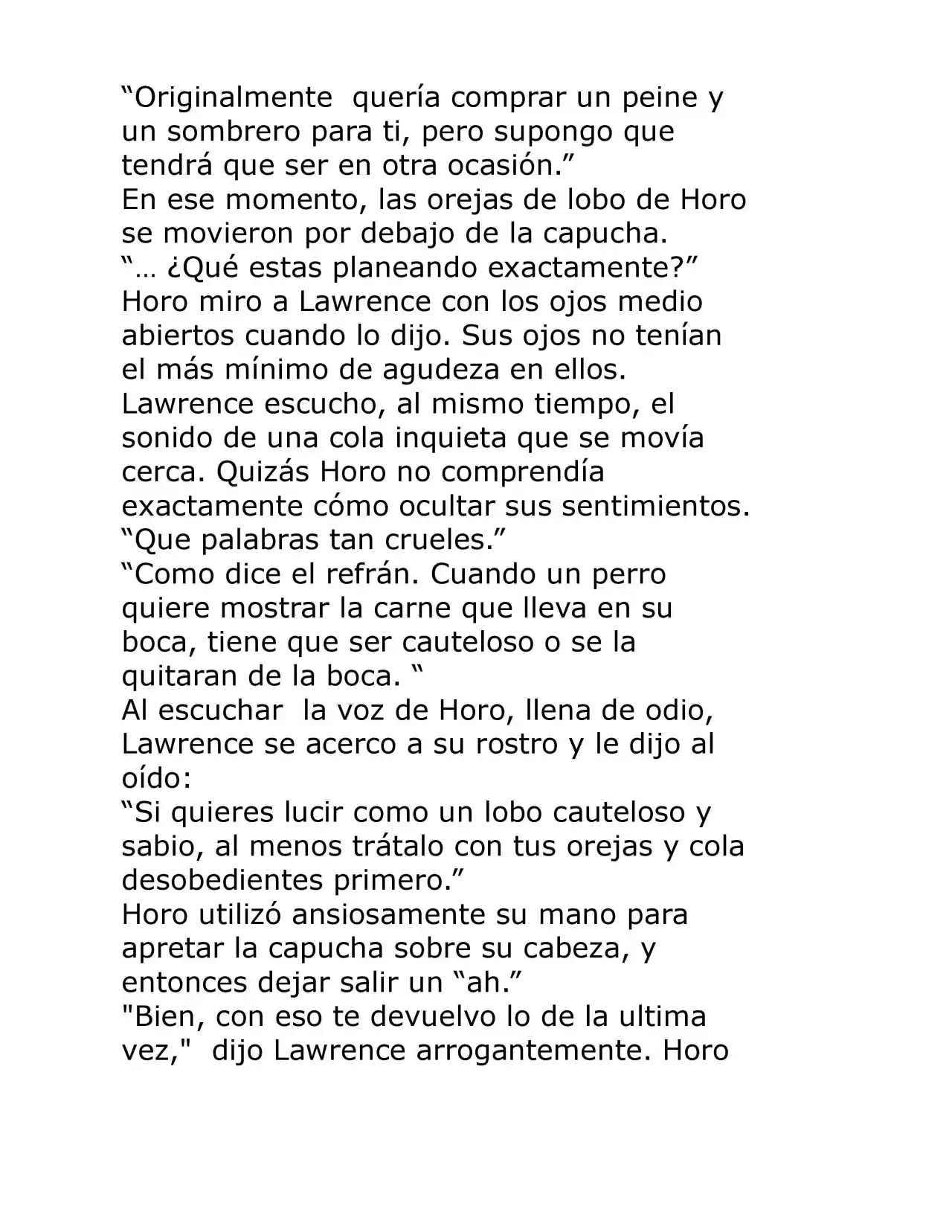 Ookami To Koushinryou (Novela) - Capítulo 4 - Página 30 - LectorTMOo