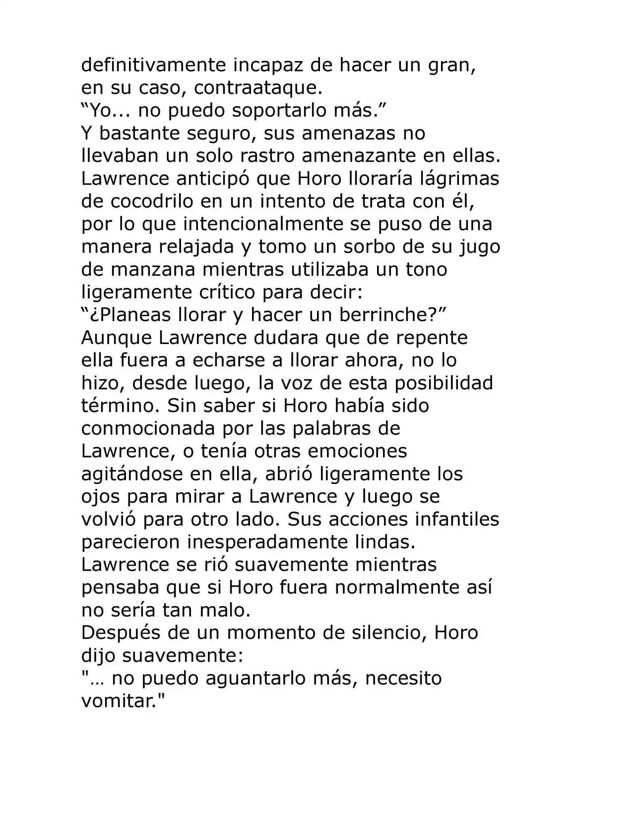 Ookami To Koushinryou (Novela) - Capítulo 4 - Página 34 - LectorTMOo