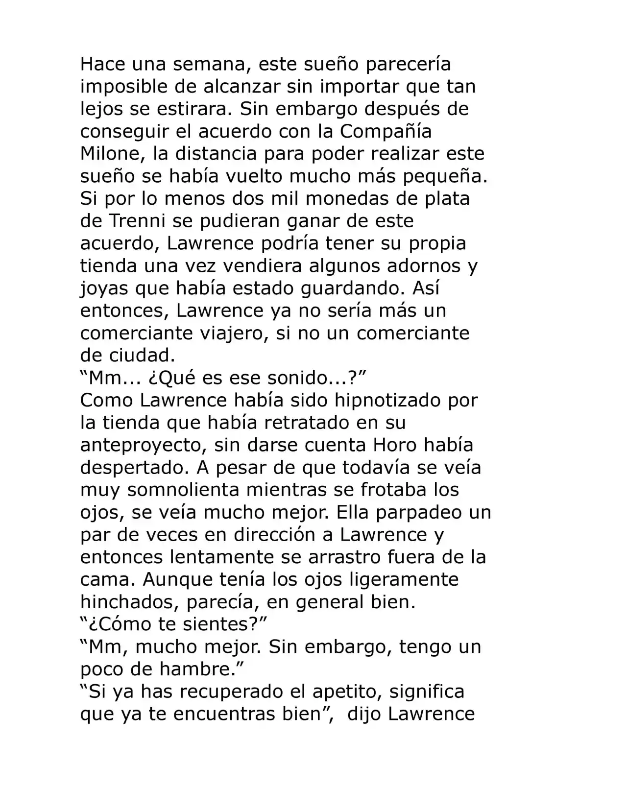 Ookami To Koushinryou (Novela) - Capítulo 4 - Página 36 - LectorTMOo
