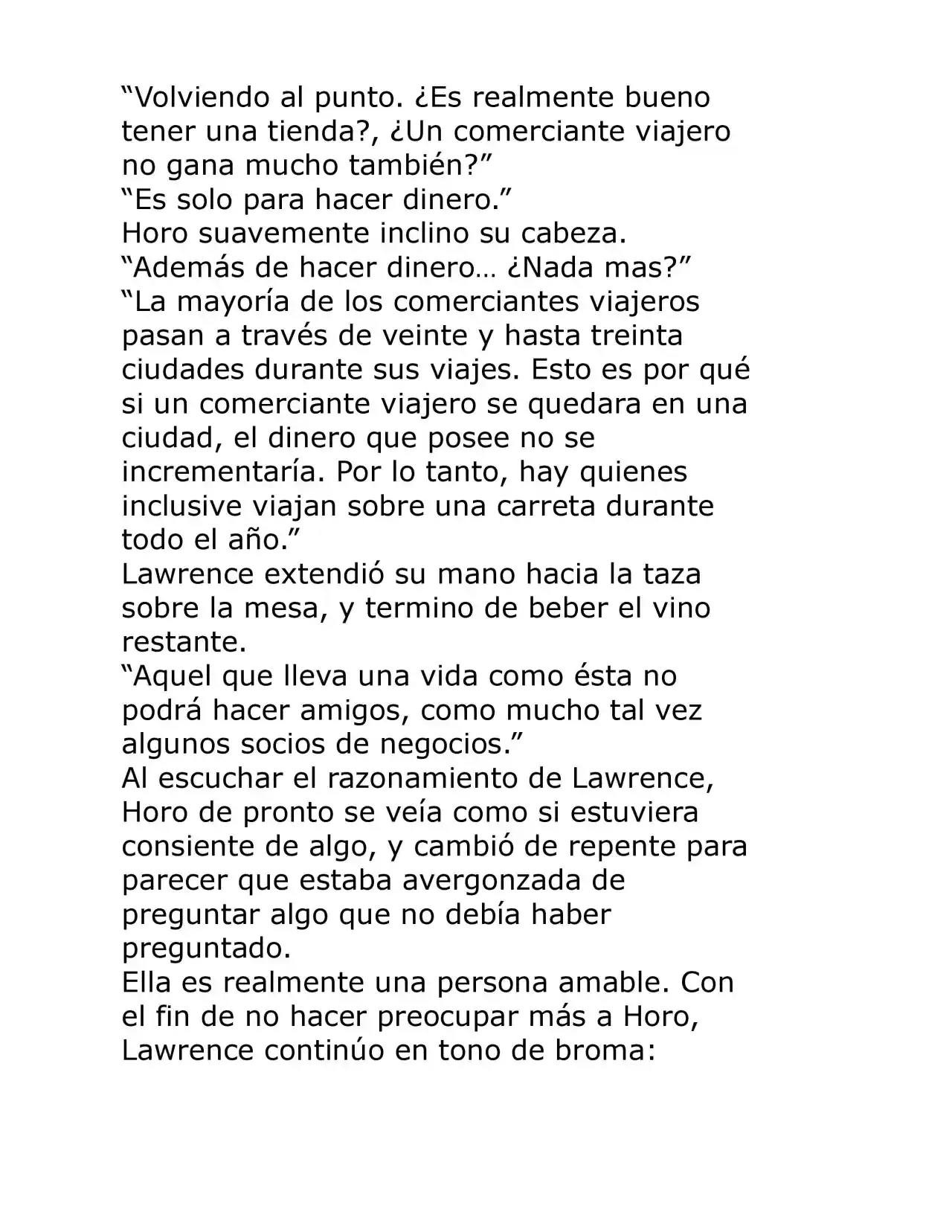 Ookami To Koushinryou (Novela) - Capítulo 4 - Página 40 - LectorTMOo