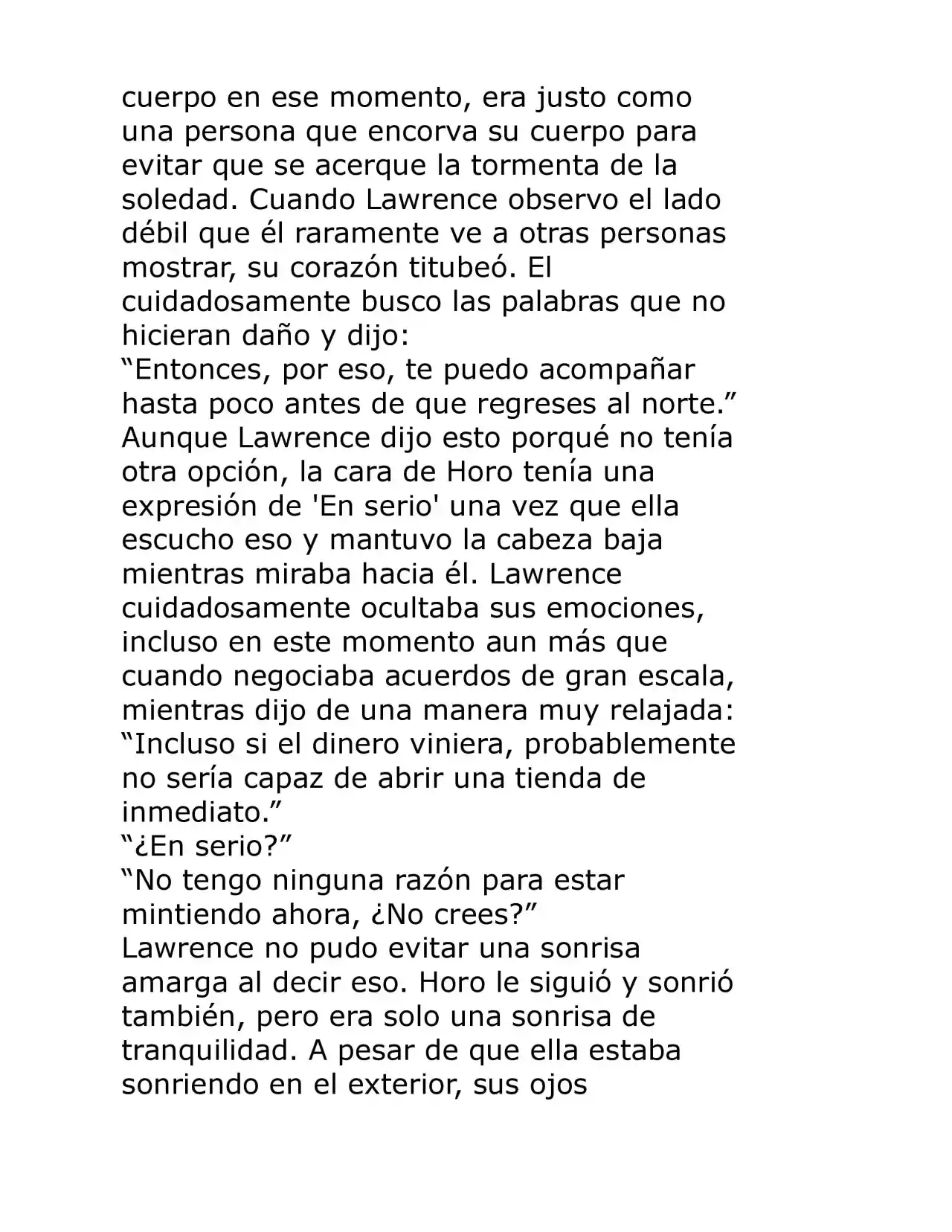 Ookami To Koushinryou (Novela) - Capítulo 4 - Página 43 - LectorTMOo