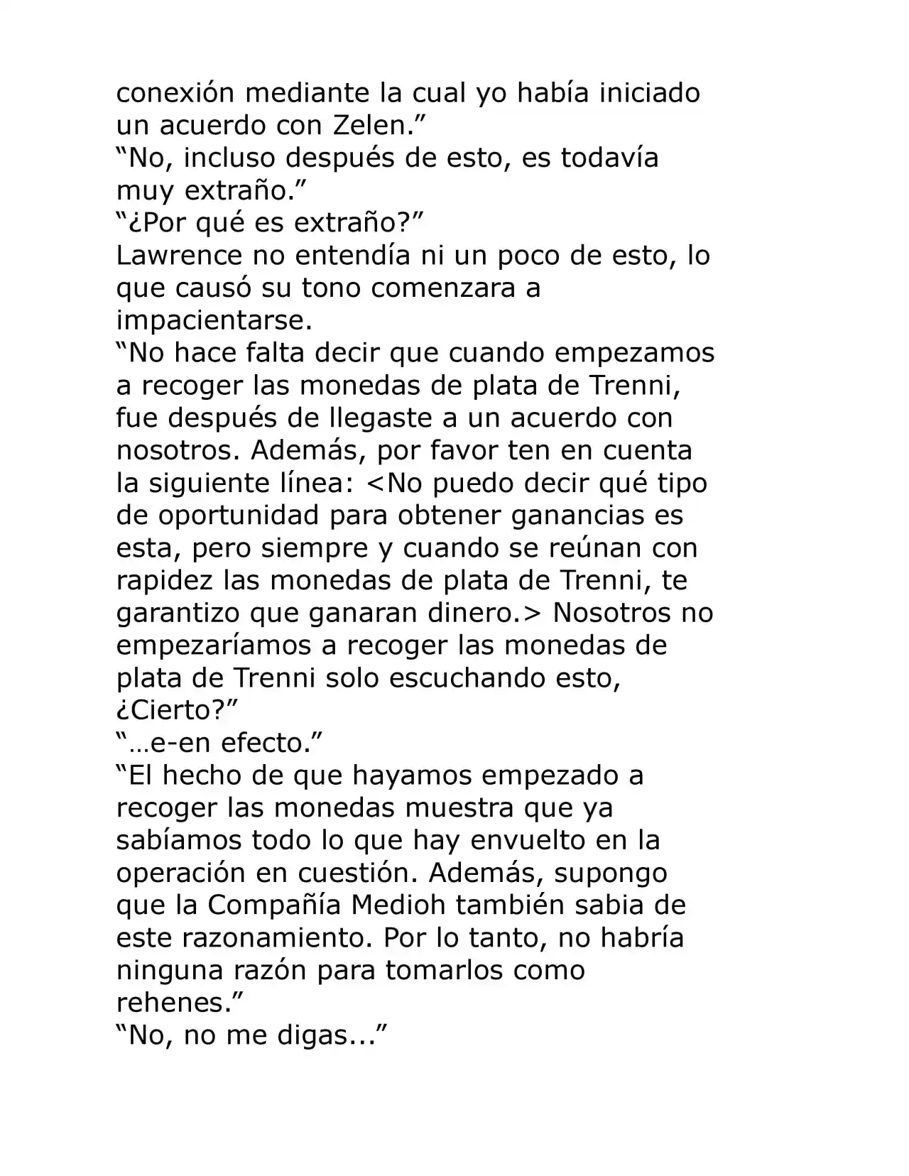 Ookami To Koushinryou (Novela) - Capítulo 4 - Página 74 - LectorTMOo