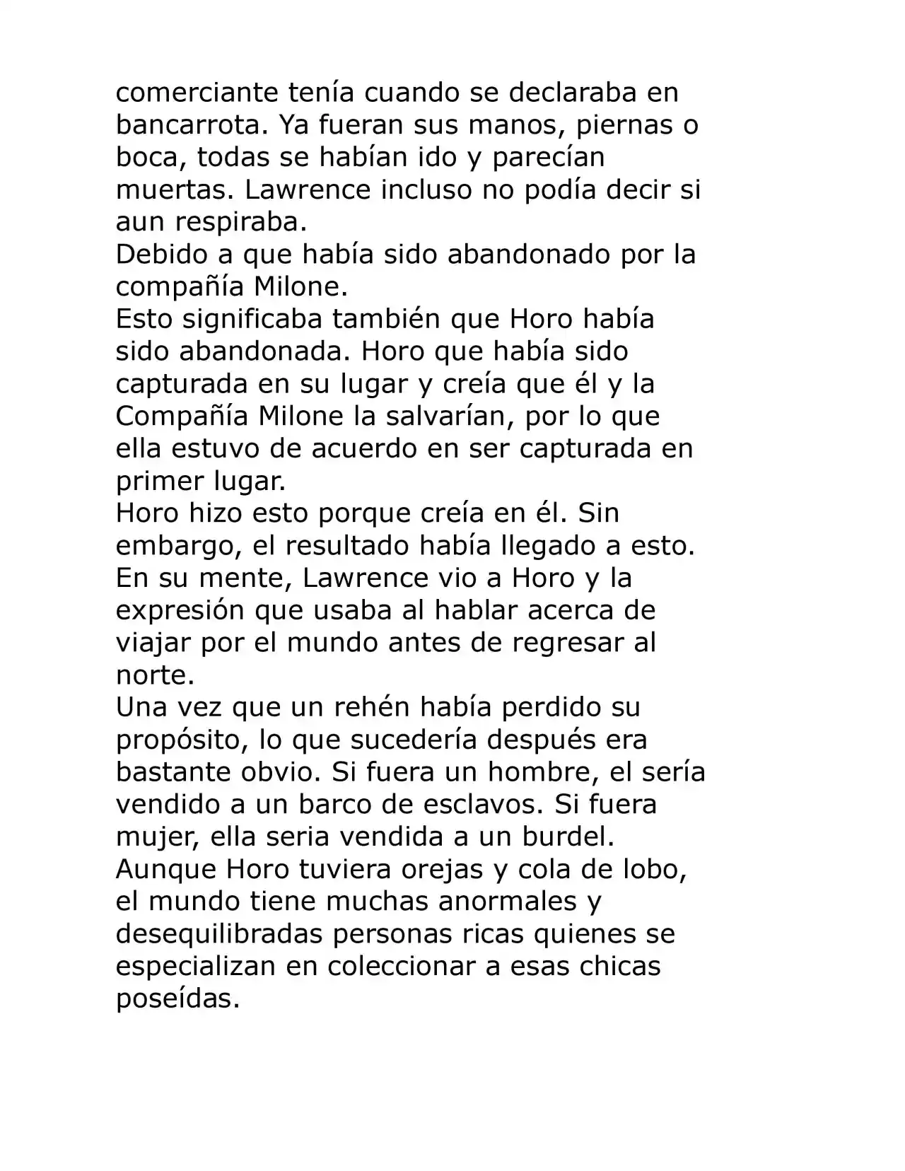 Ookami To Koushinryou (Novela) - Capítulo 4 - Página 76 - LectorTMOo