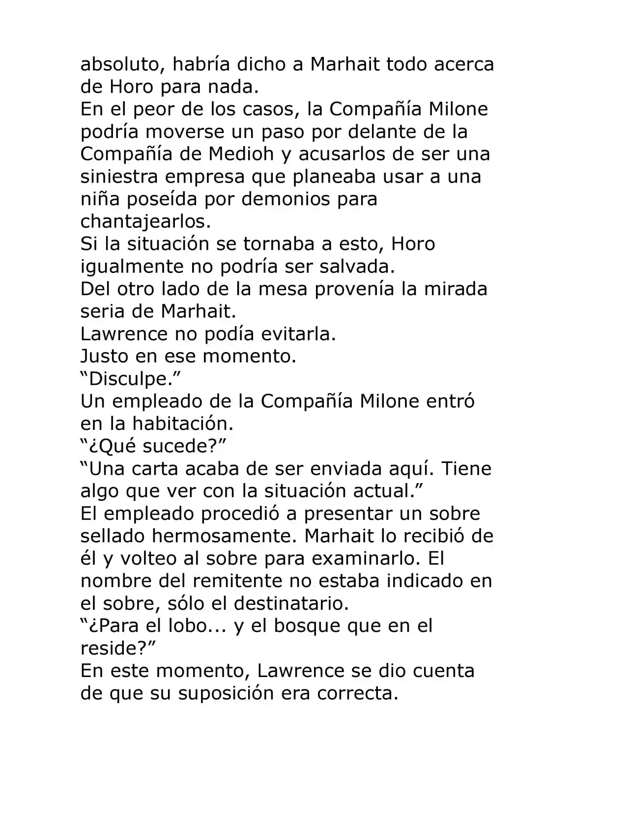 Ookami To Koushinryou (Novela) - Capítulo 4 - Página 82 - LectorTMOo