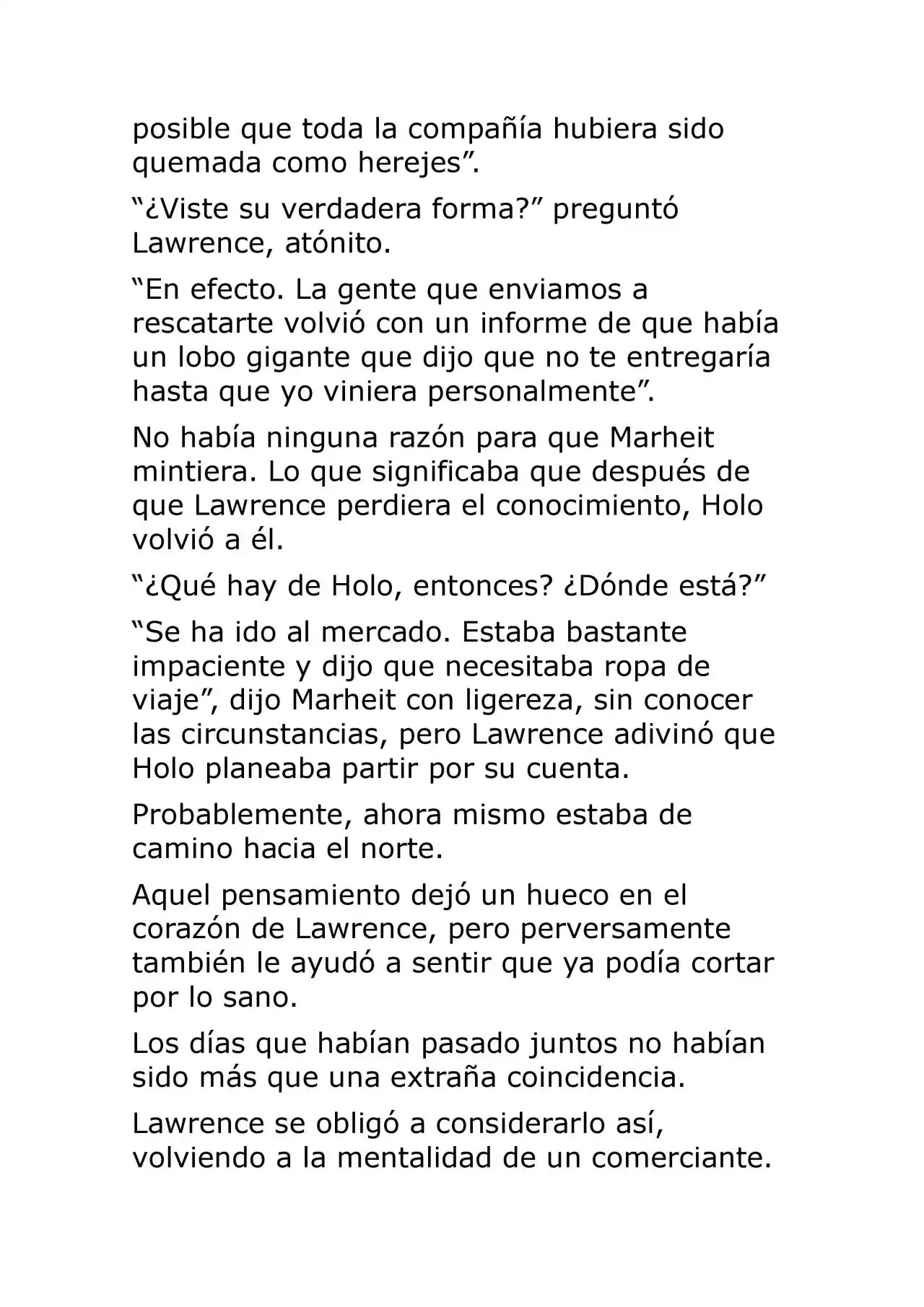 Ookami To Koushinryou (Novela) - Capítulo 6.50 - Página 5 - LectorTMOo
