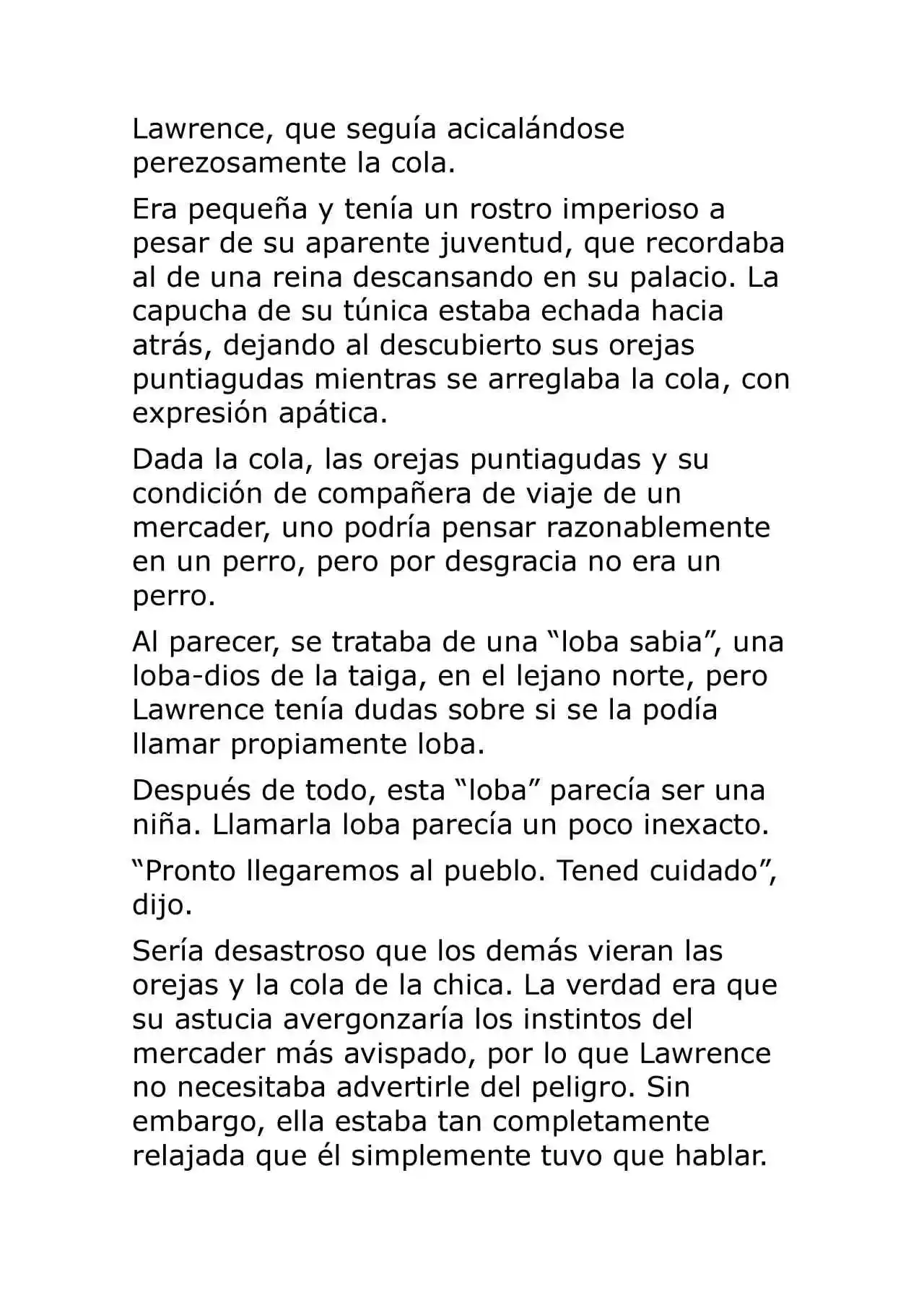 Ookami To Koushinryou (Novela) - Capítulo 7 - Página 10 - LectorTMOo