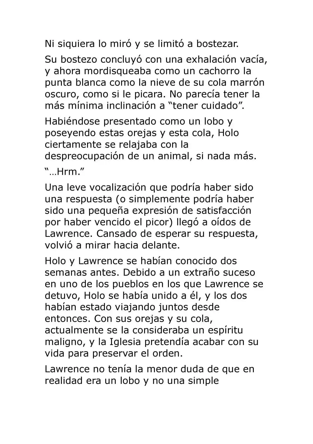 Ookami To Koushinryou (Novela) - Capítulo 7 - Página 11 - LectorTMOo