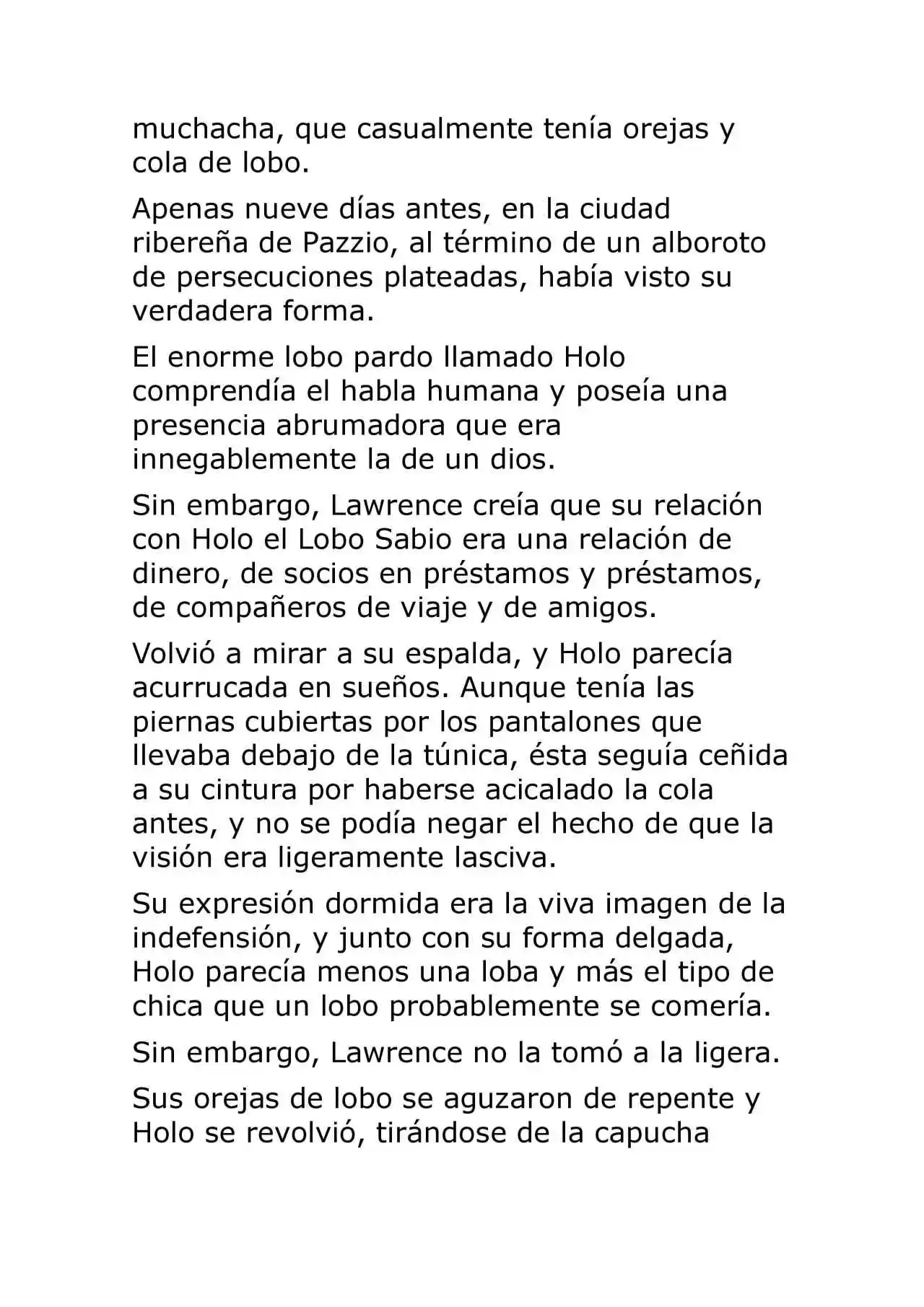 Ookami To Koushinryou (Novela) - Capítulo 7 - Página 12 - LectorTMOo