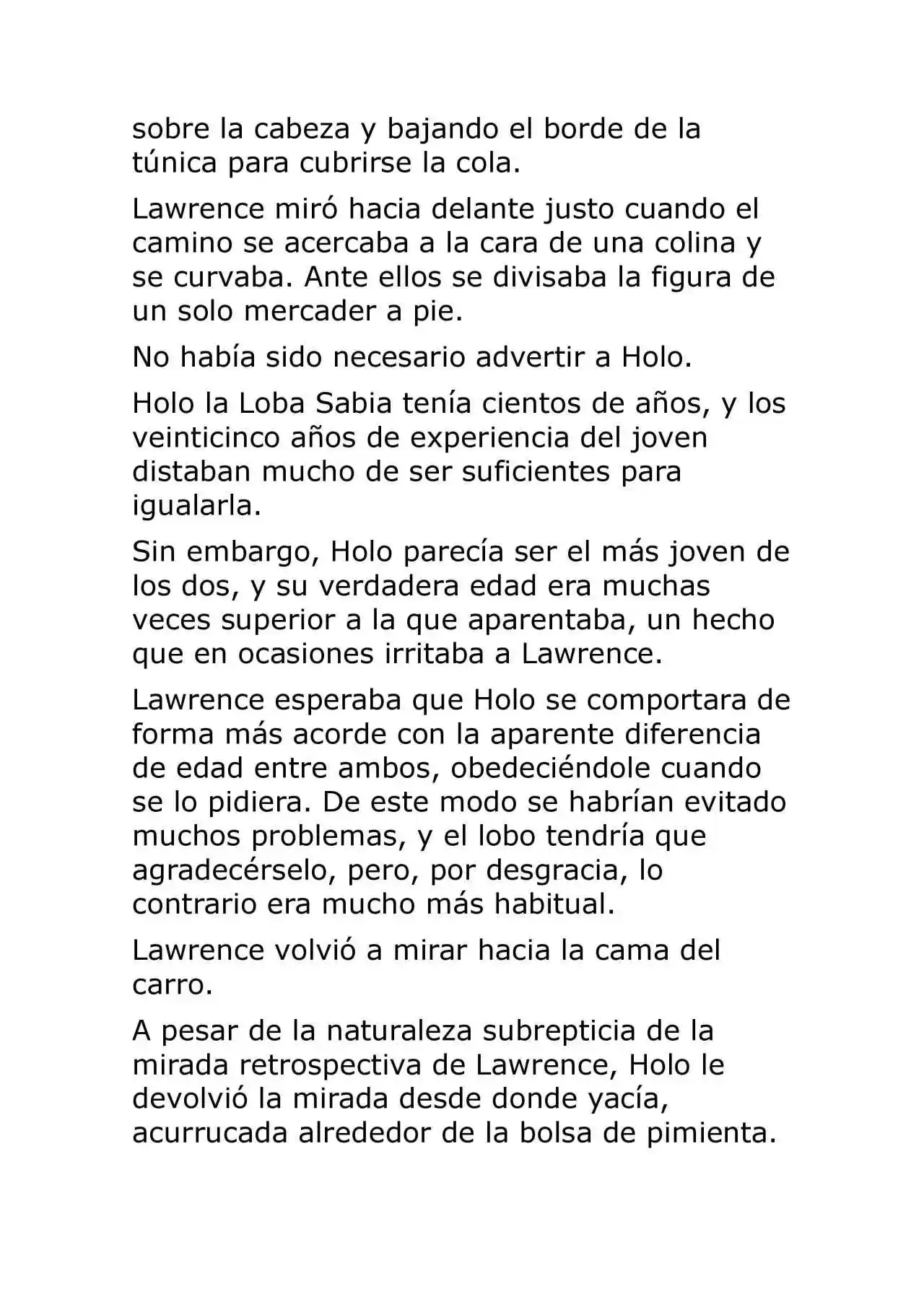 Ookami To Koushinryou (Novela) - Capítulo 7 - Página 13 - LectorTMOo