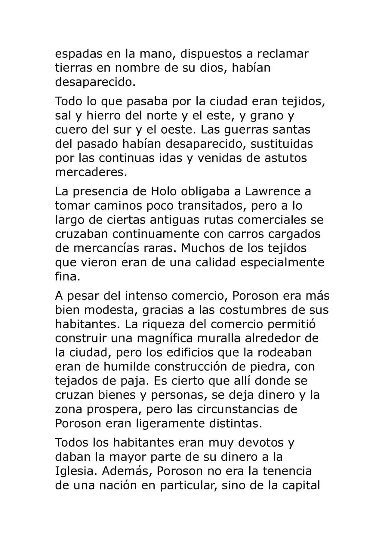 Ookami To Koushinryou (Novela) - Capítulo 7 - Página 16 - LectorTMOo