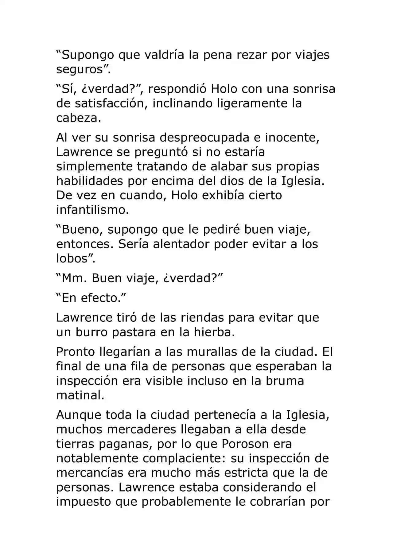 Ookami To Koushinryou (Novela) - Capítulo 7 - Página 19 - LectorTMOo