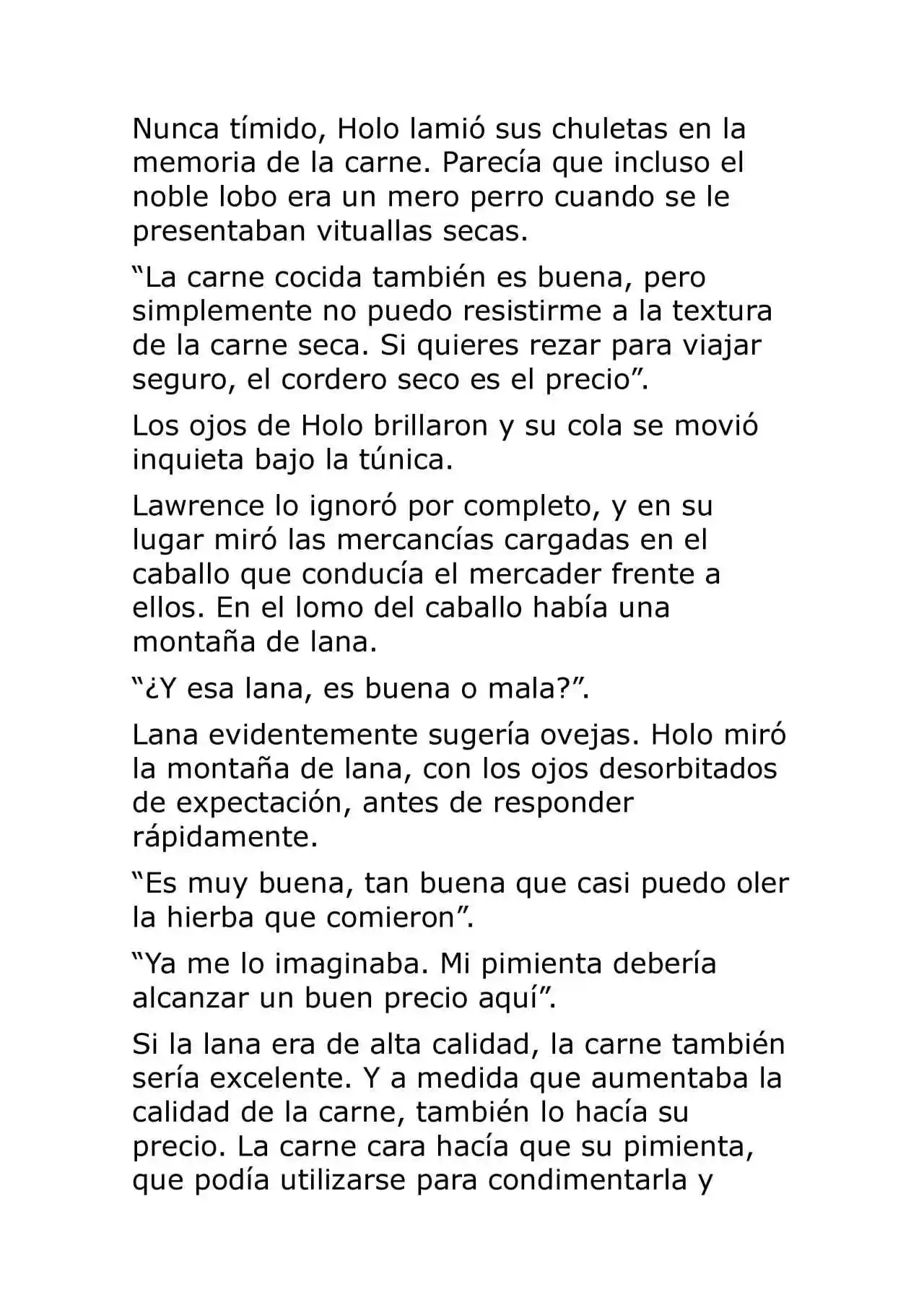 Ookami To Koushinryou (Novela) - Capítulo 7 - Página 21 - LectorTMOo