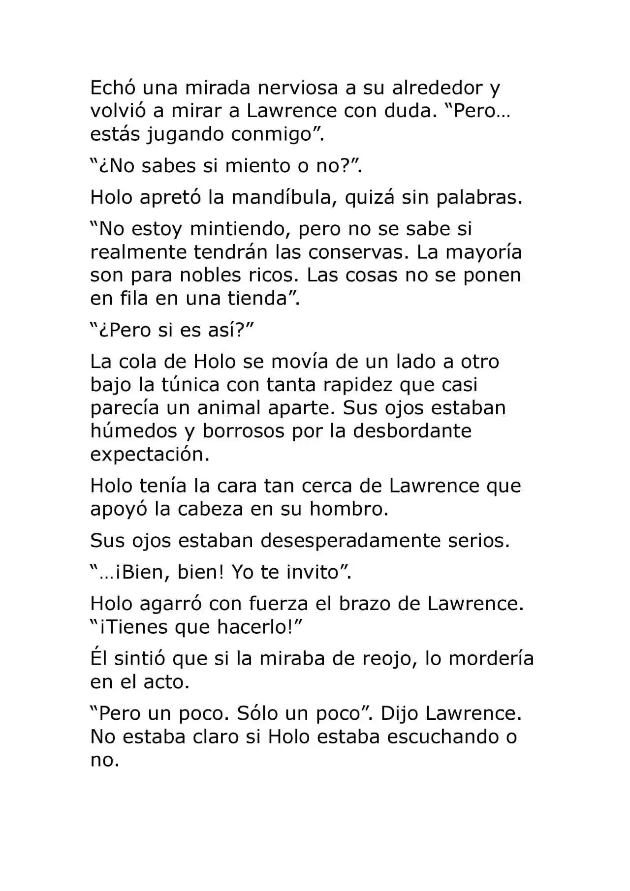 Ookami To Koushinryou (Novela) - Capítulo 7 - Página 30 - LectorTMOo