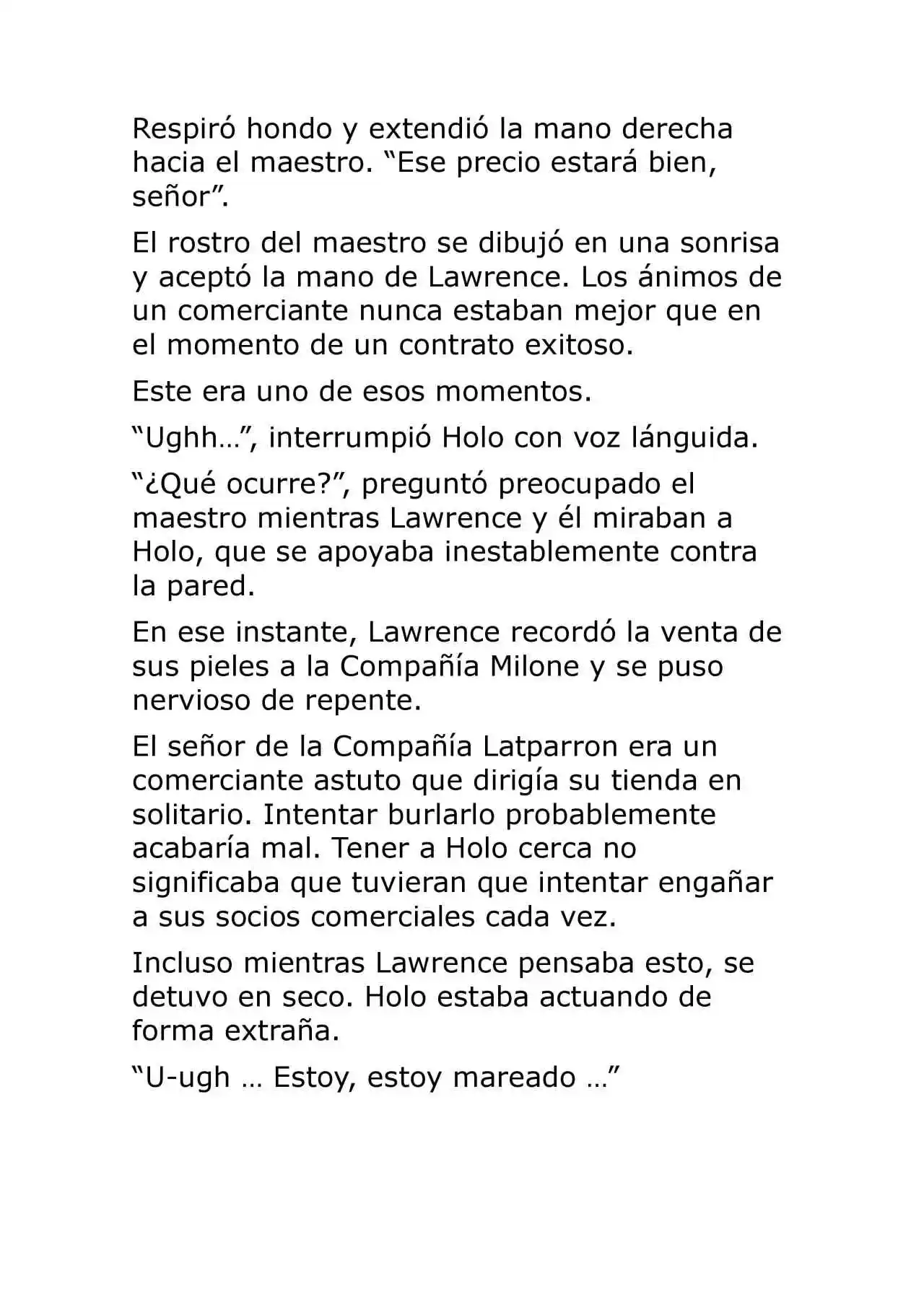 Ookami To Koushinryou (Novela) - Capítulo 7 - Página 46 - LectorTMOo