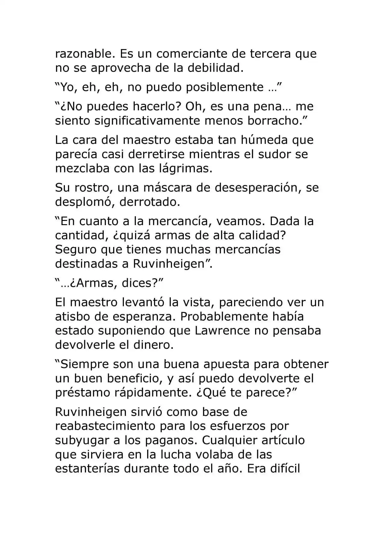 Ookami To Koushinryou (Novela) - Capítulo 7 - Página 52 - LectorTMOo