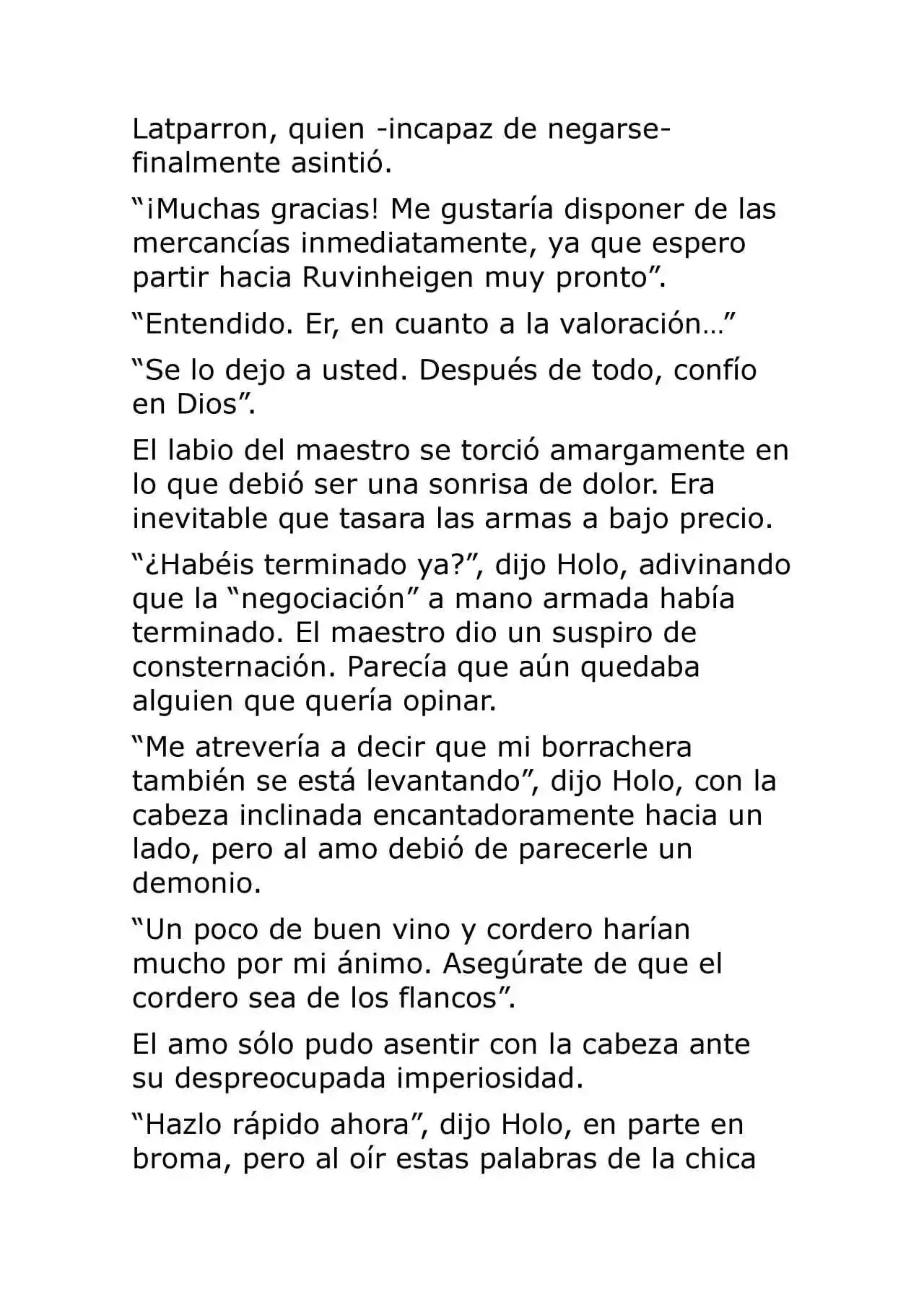Ookami To Koushinryou (Novela) - Capítulo 7 - Página 54 - LectorTMOo