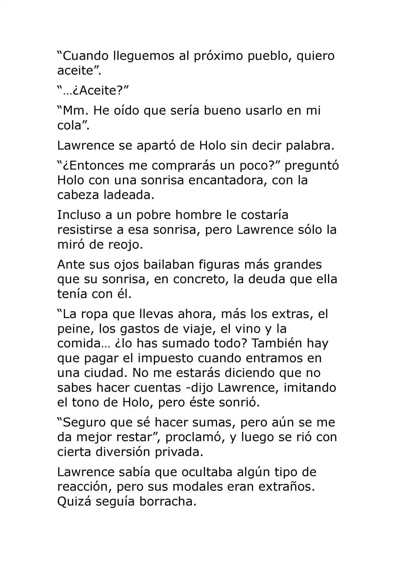 Ookami To Koushinryou (Novela) - Capítulo 7 - Página 60 - LectorTMOo