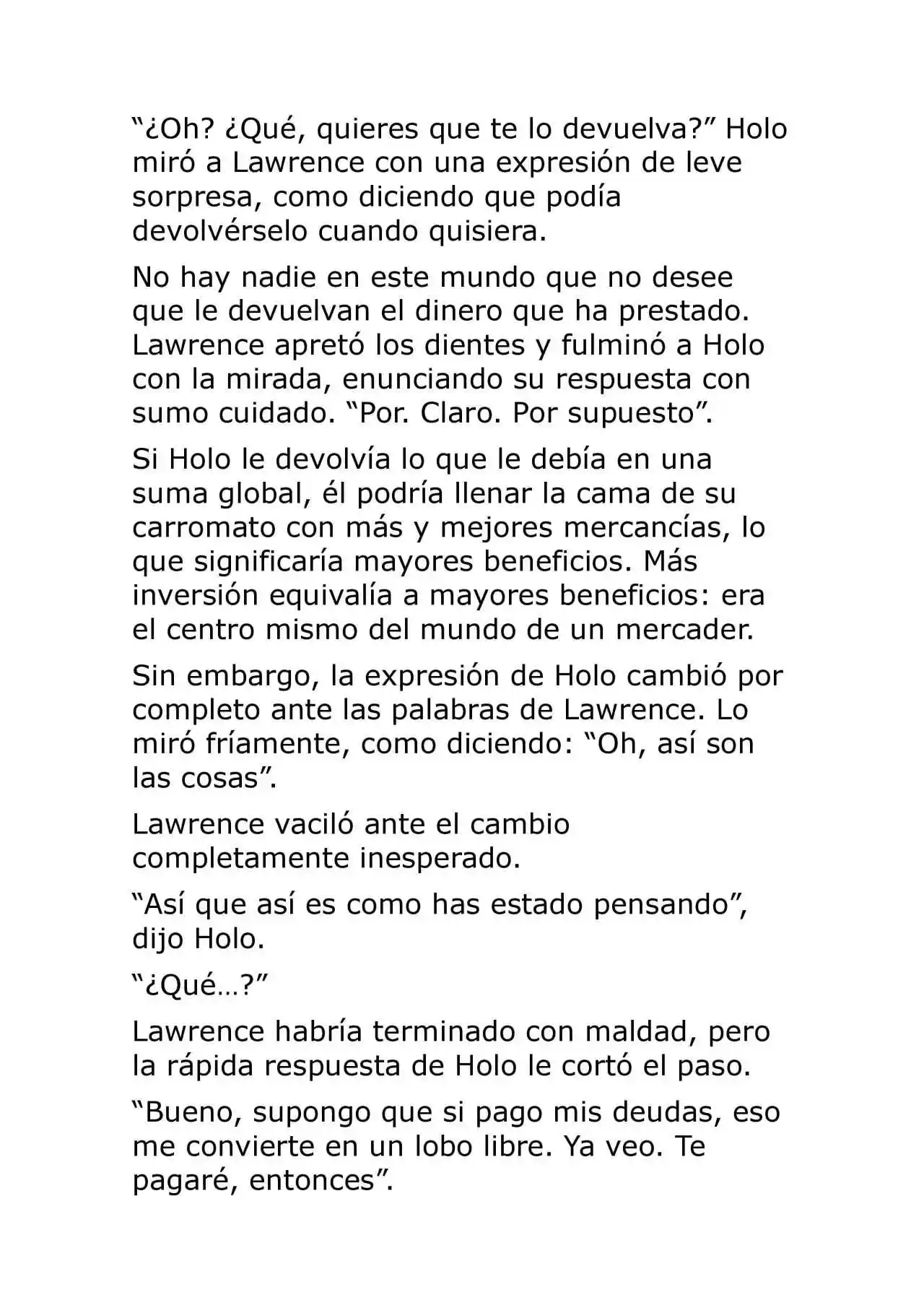 Ookami To Koushinryou (Novela) - Capítulo 7 - Página 63 - LectorTMOo