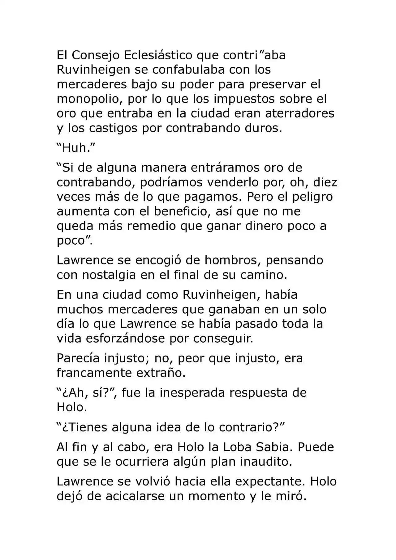 Ookami To Koushinryou (Novela) - Capítulo 7 - Página 71 - LectorTMOo