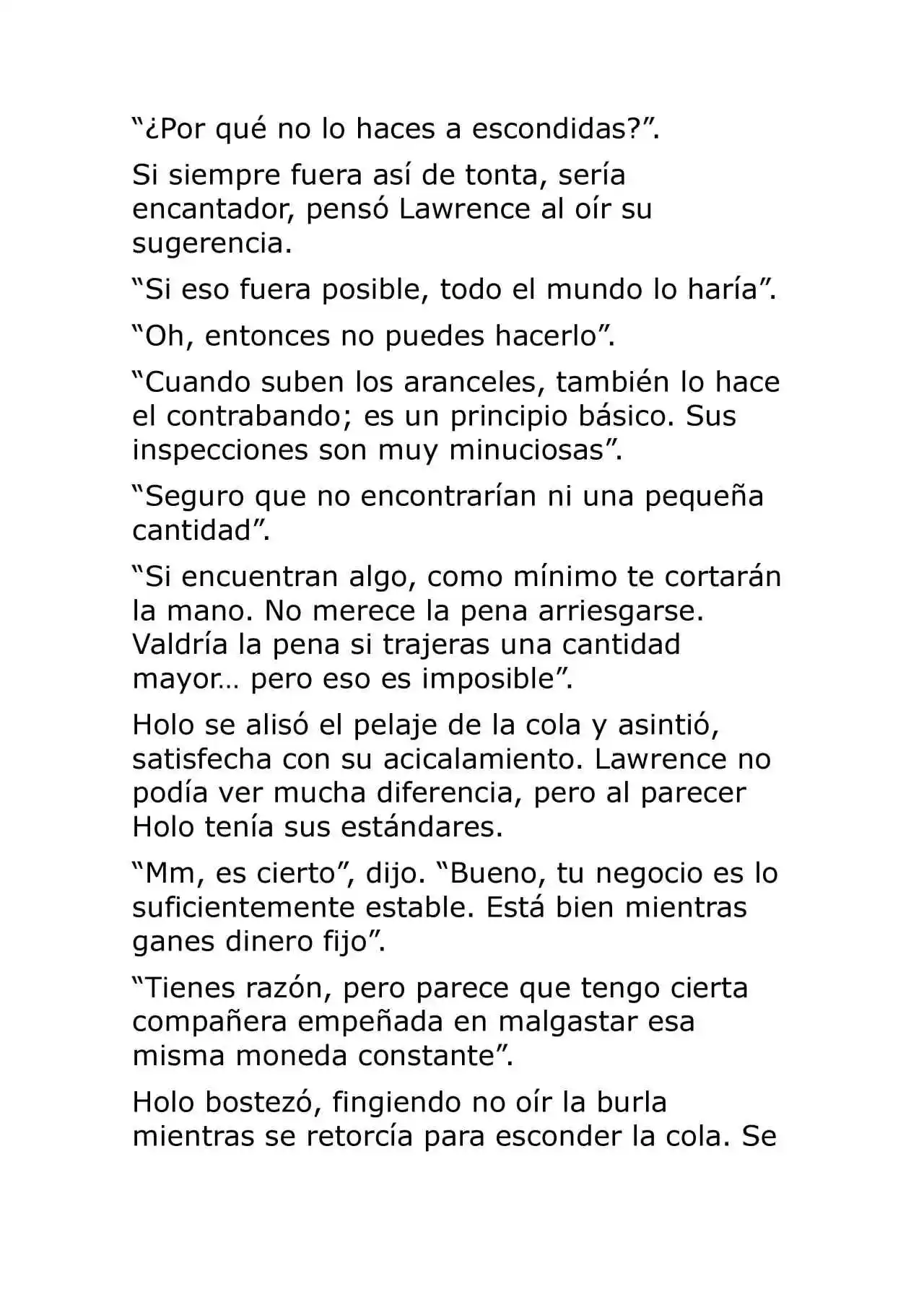 Ookami To Koushinryou (Novela) - Capítulo 7 - Página 72 - LectorTMOo