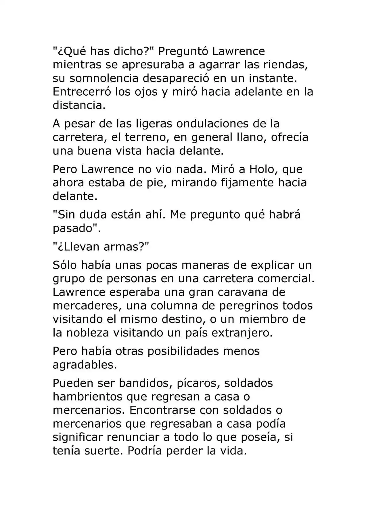 Ookami To Koushinryou (Novela) - Capítulo 8 - Página 4 - LectorTMOo