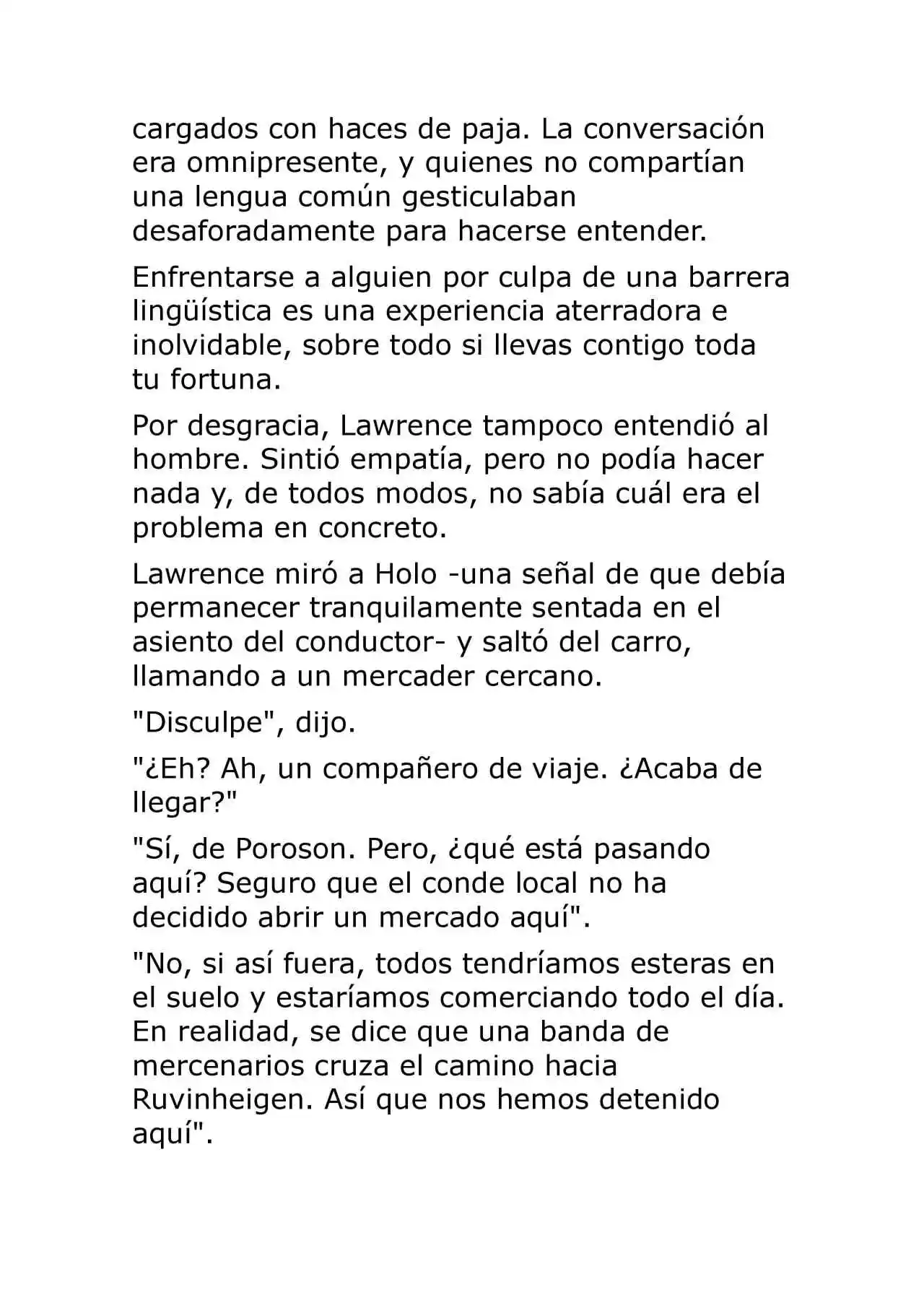 Ookami To Koushinryou (Novela) - Capítulo 8 - Página 9 - LectorTMOo