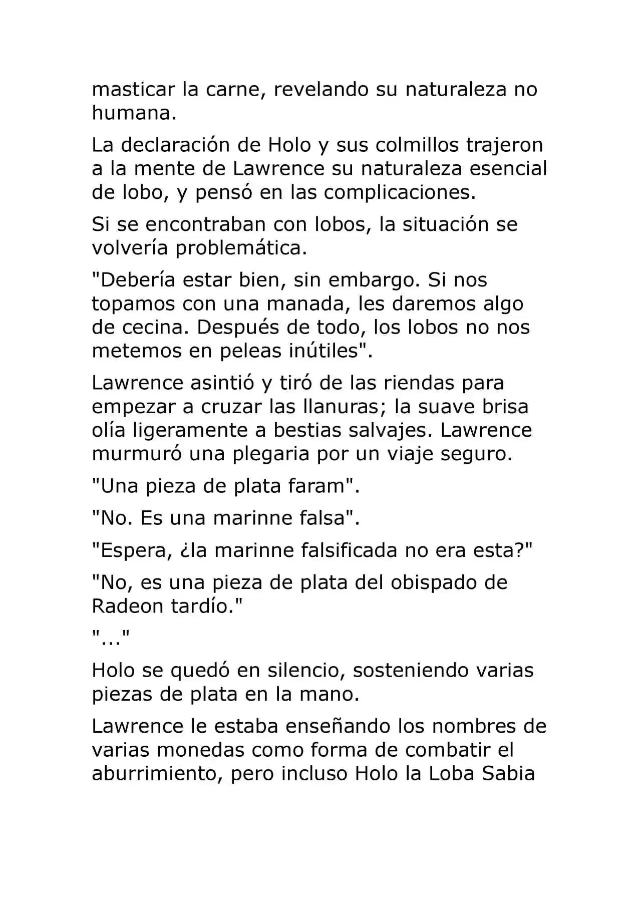 Ookami To Koushinryou (Novela) - Capítulo 8 - Página 17 - LectorTMOo