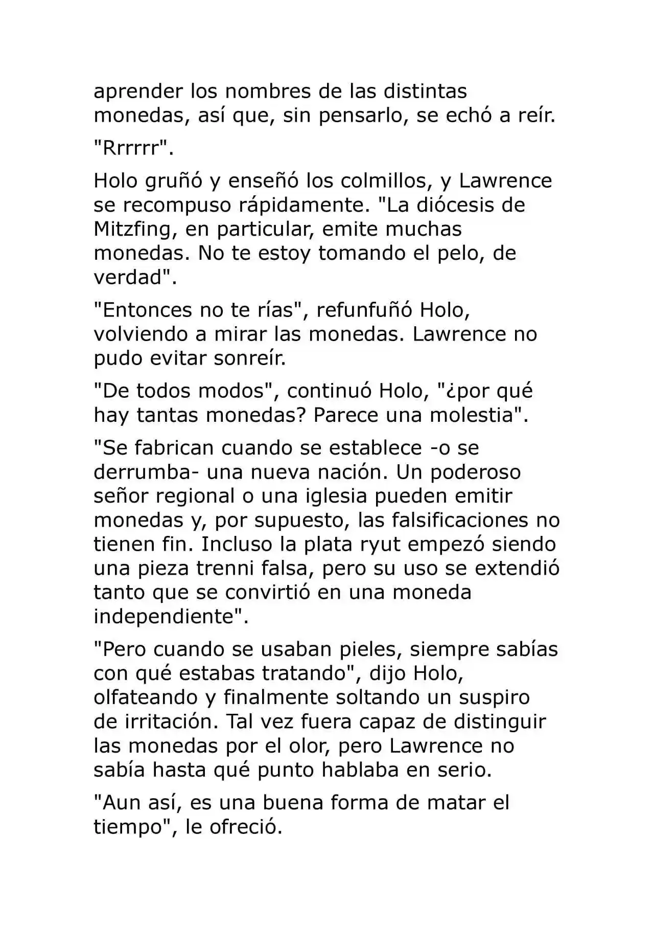 Ookami To Koushinryou (Novela) - Capítulo 8 - Página 19 - LectorTMOo