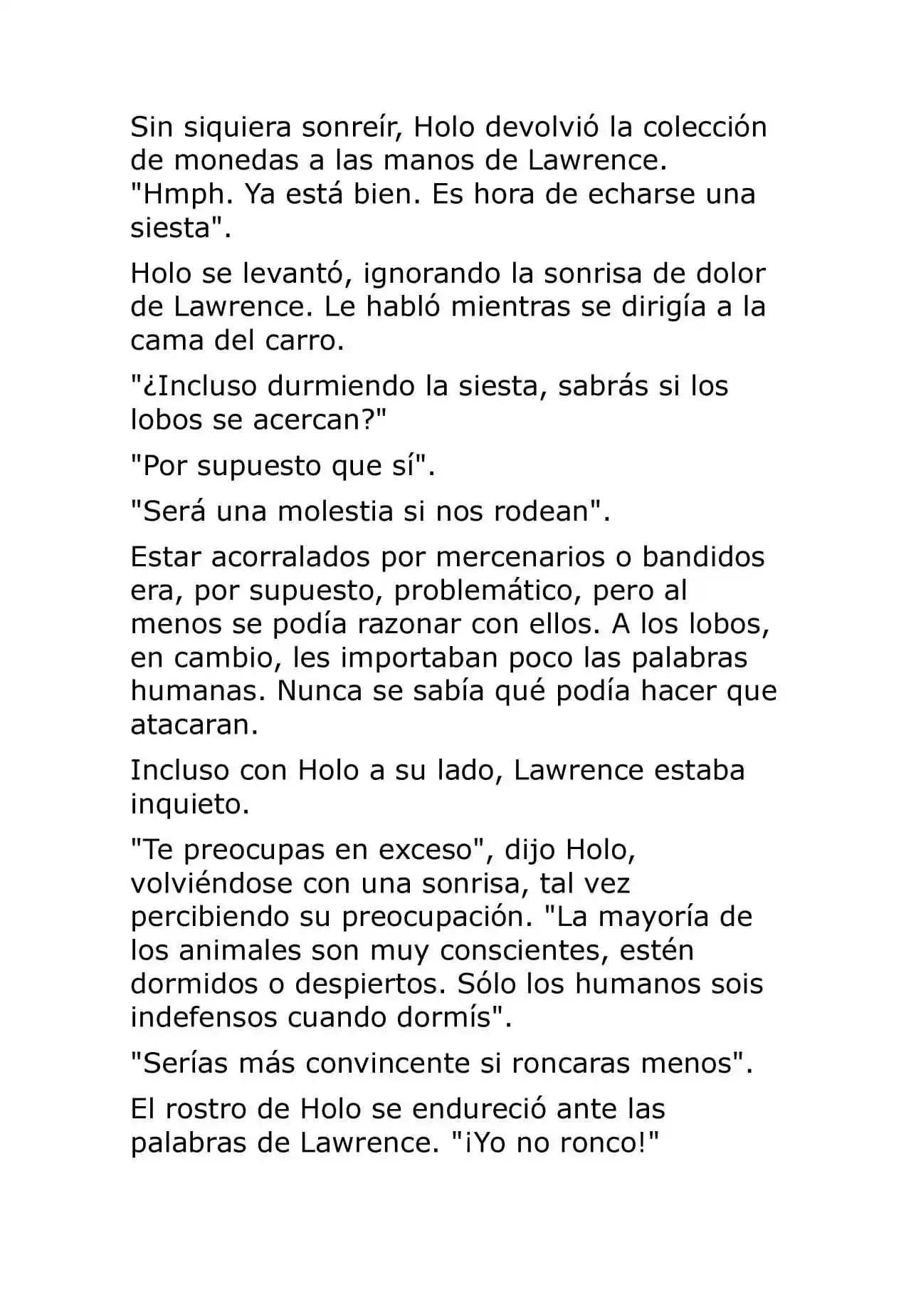 Ookami To Koushinryou (Novela) - Capítulo 8 - Página 20 - LectorTMOo