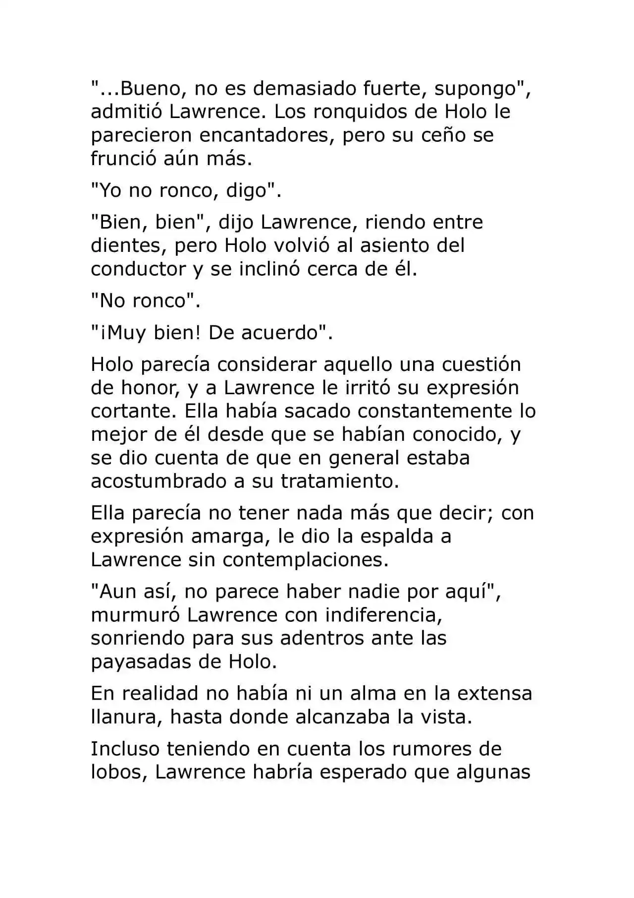 Ookami To Koushinryou (Novela) - Capítulo 8 - Página 21 - LectorTMOo